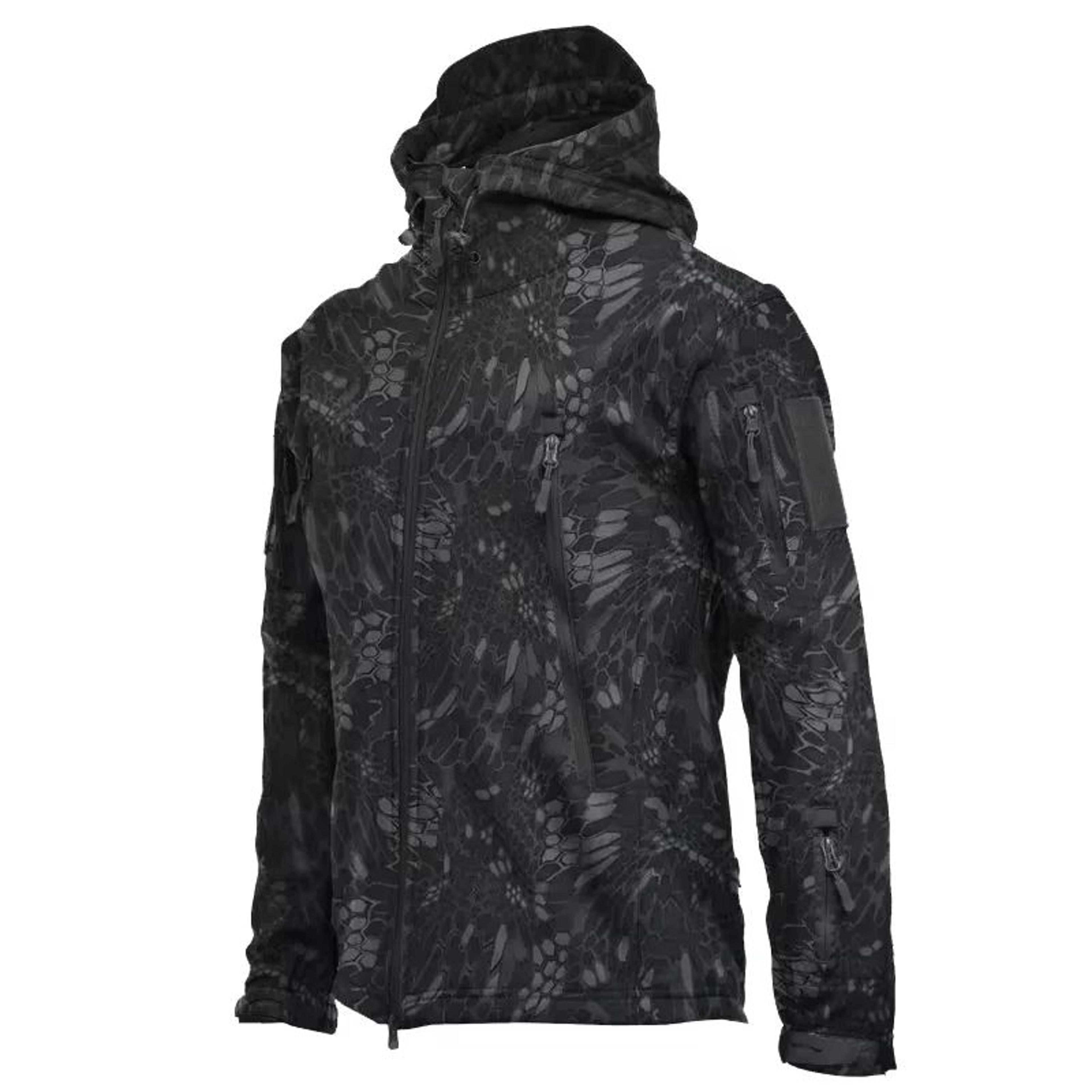 Mens Tactical Shark Skin Soft Shell Jacket  Windproof Waterproof Military Hooded Combat Bomber Coat 10