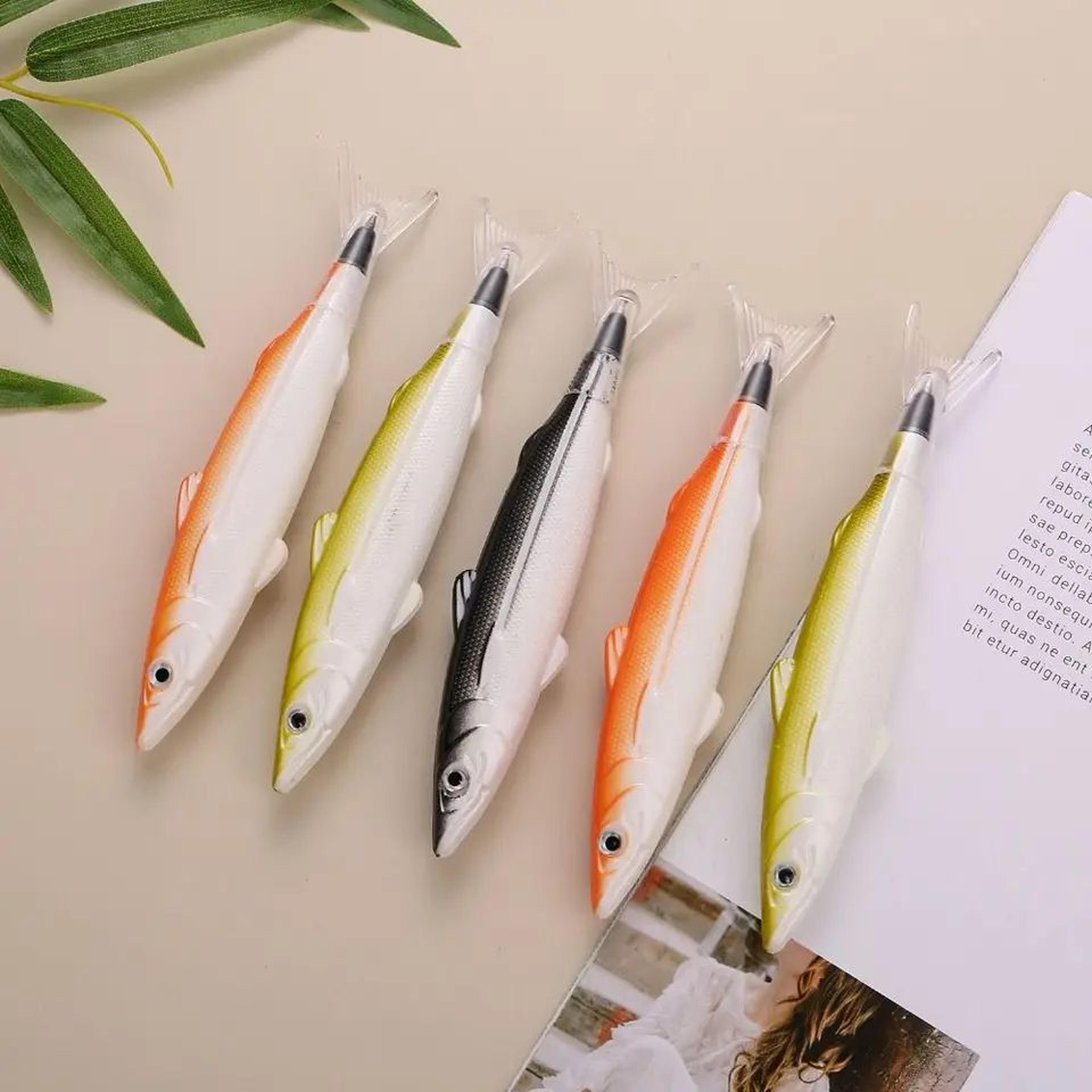 Salt Fish Shape Ballpoint Pen  Creative Fish Novelty Writing Pen For School Office  Gifts 2