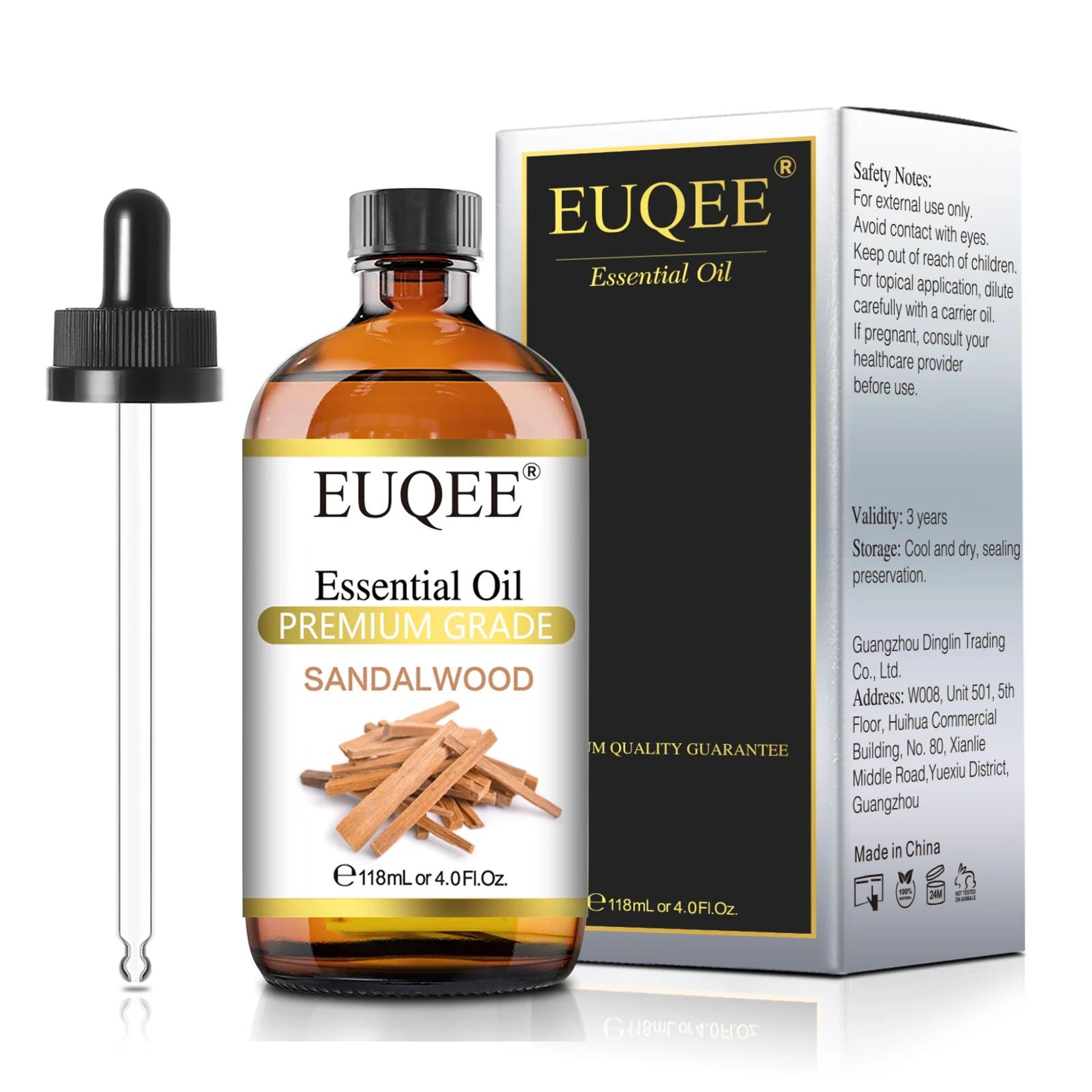 EUQEE 399 Fl Oz Essential Oil With Glass Dropper  Lavender Jasmine Eucalyptus Vanilla  Peppermint A 11