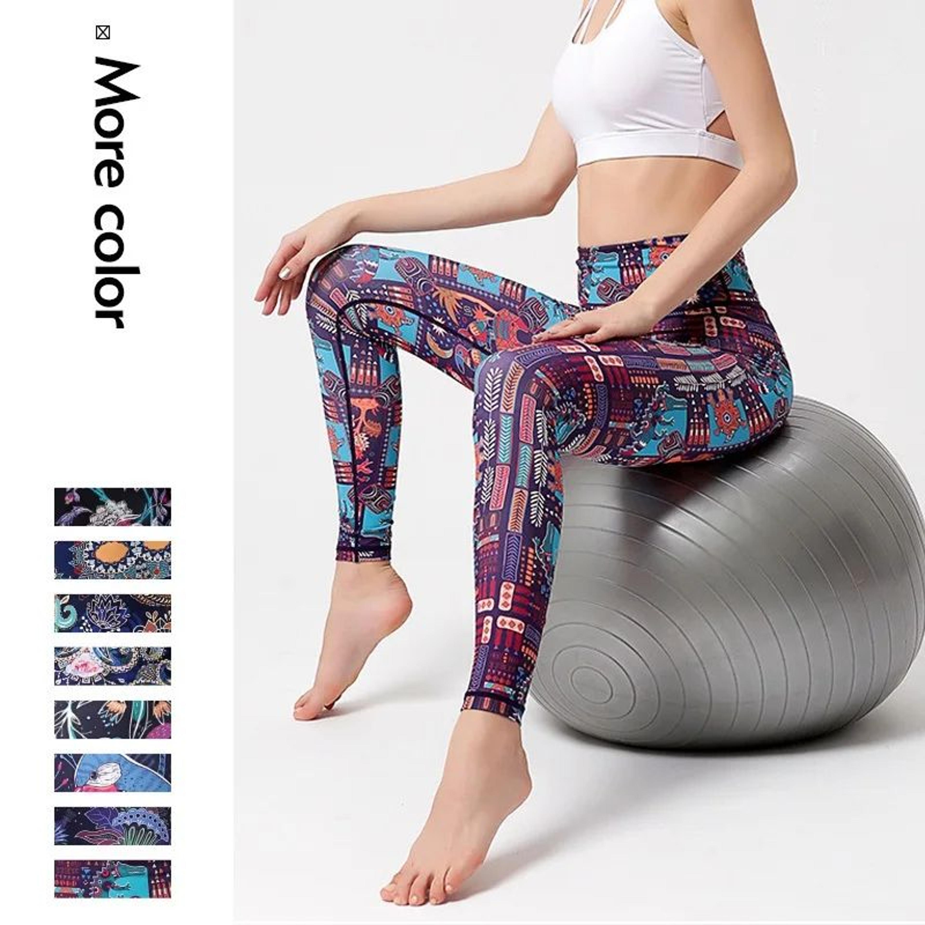 Cloud Hide Womens HighWaist 4Way Stretch Yoga Leggings  NonSeeThrough Fitness  Running Pants 4