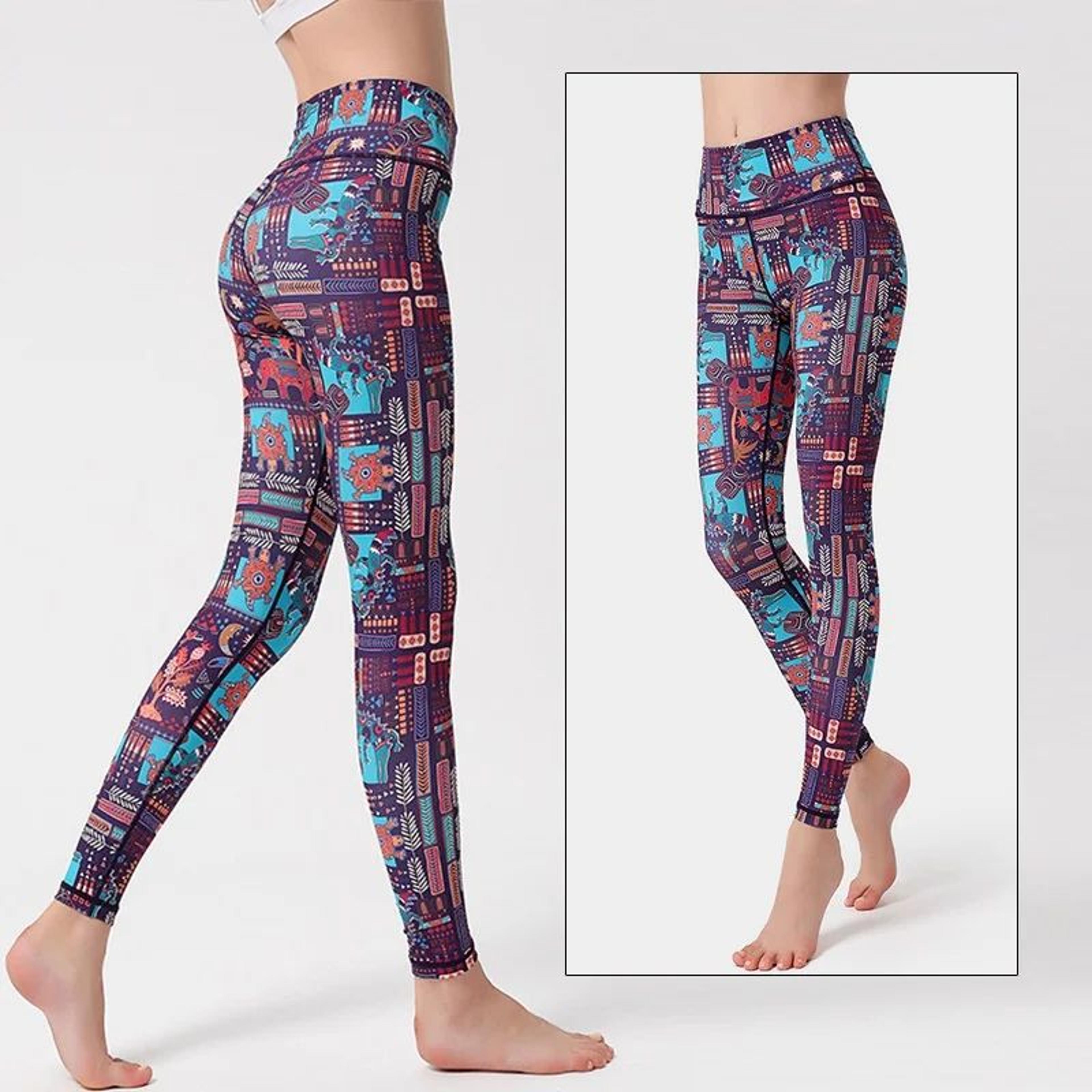 Cloud Hide Womens HighWaist 4Way Stretch Yoga Leggings  NonSeeThrough Fitness  Running Pants 19