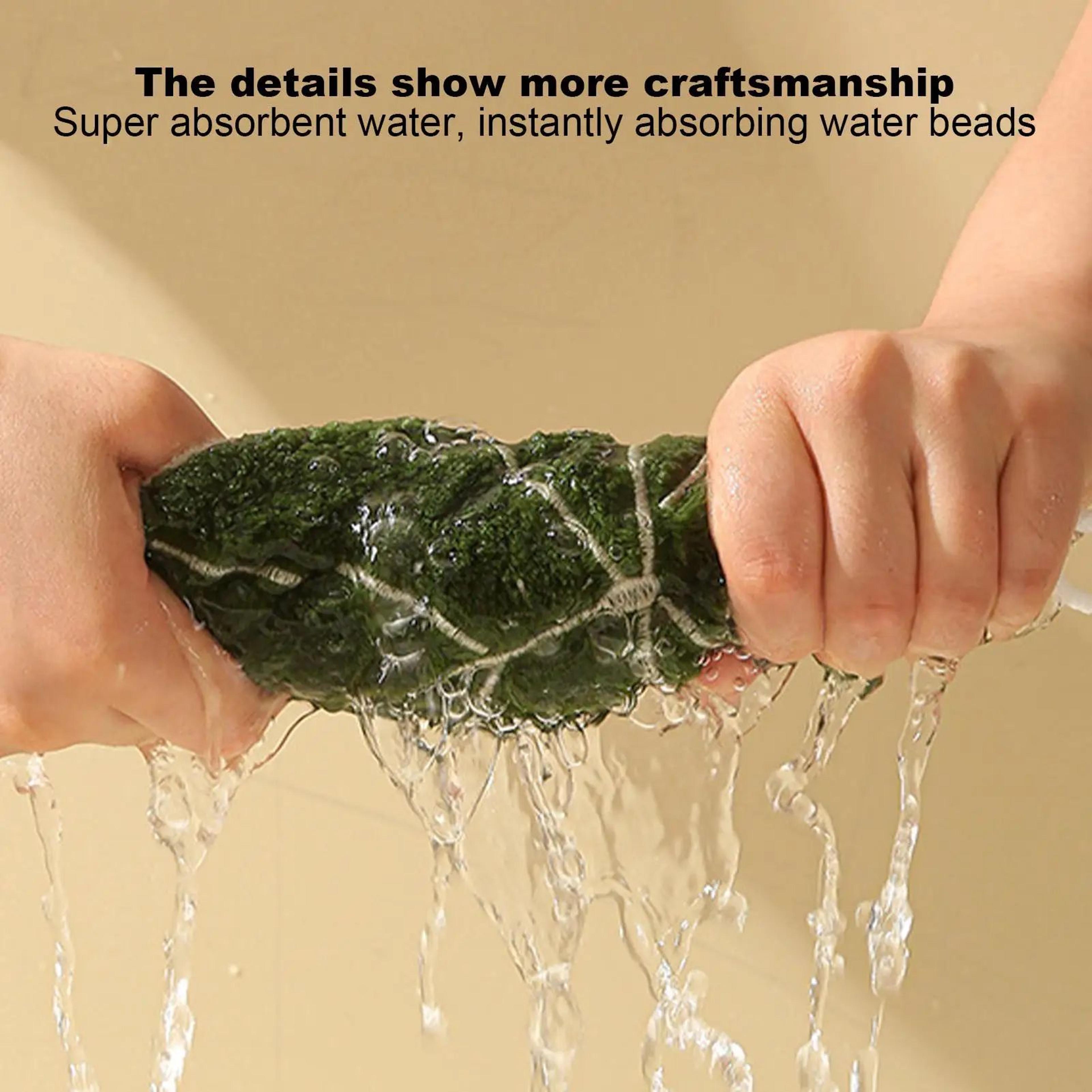 LeafShaped Coral Velvet Hand Towels  Absorbent Hanging Kitchen  Bathroom Decorative Cloth 0