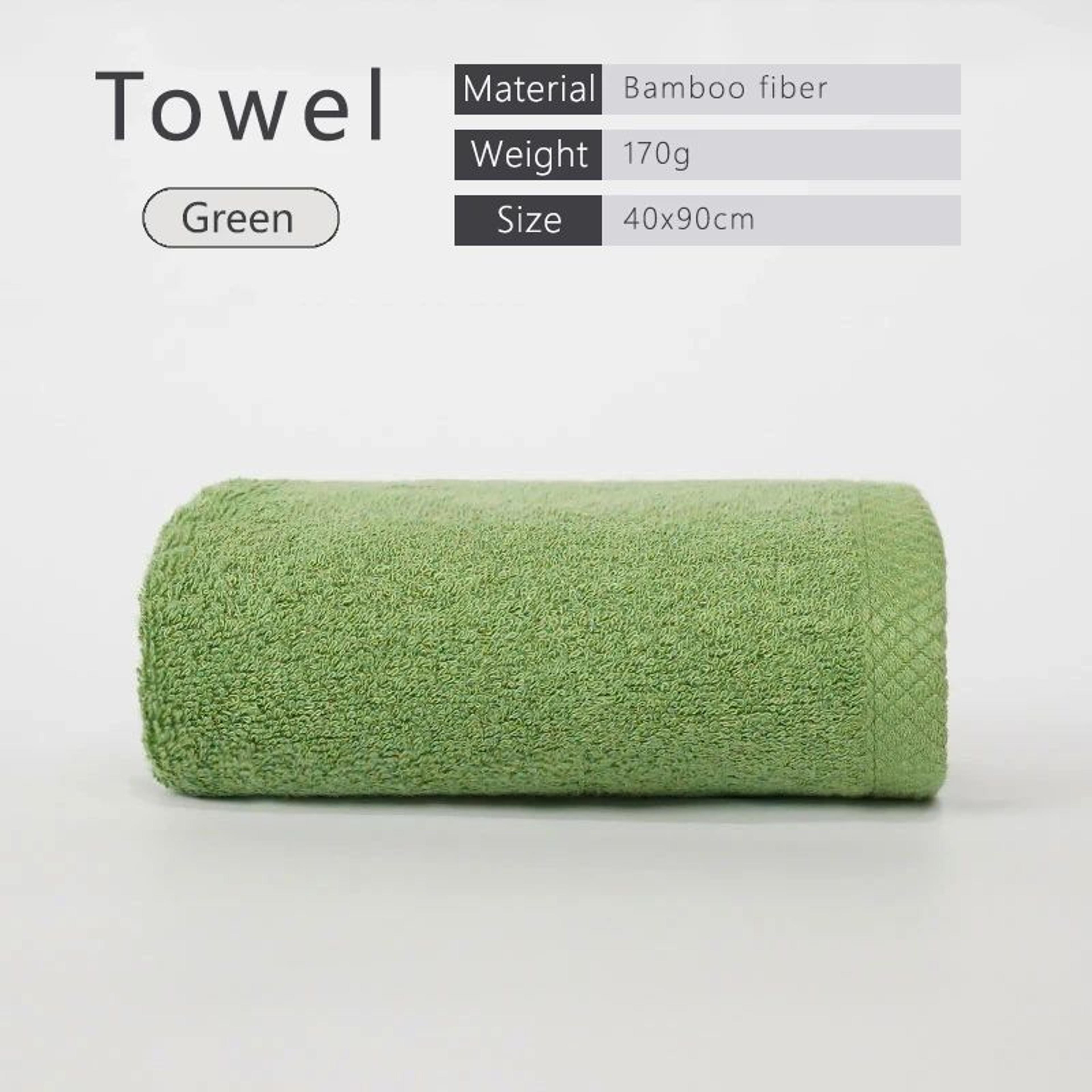 100 Bamboo Fiber Face  Bath Towel  Ultra Soft Thick Absorbent Bathroom Towel 6