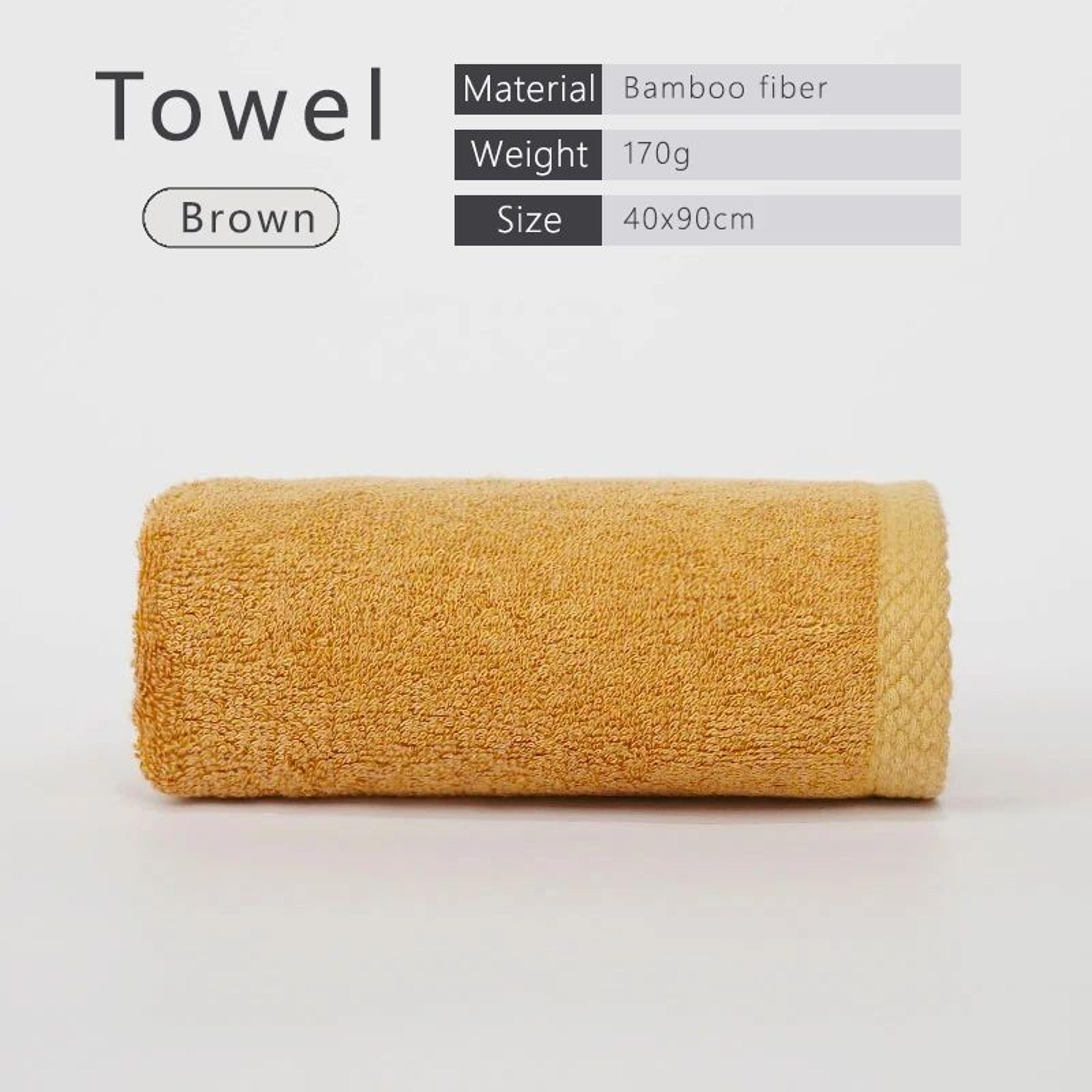100 Bamboo Fiber Face  Bath Towel  Ultra Soft Thick Absorbent Bathroom Towel 8