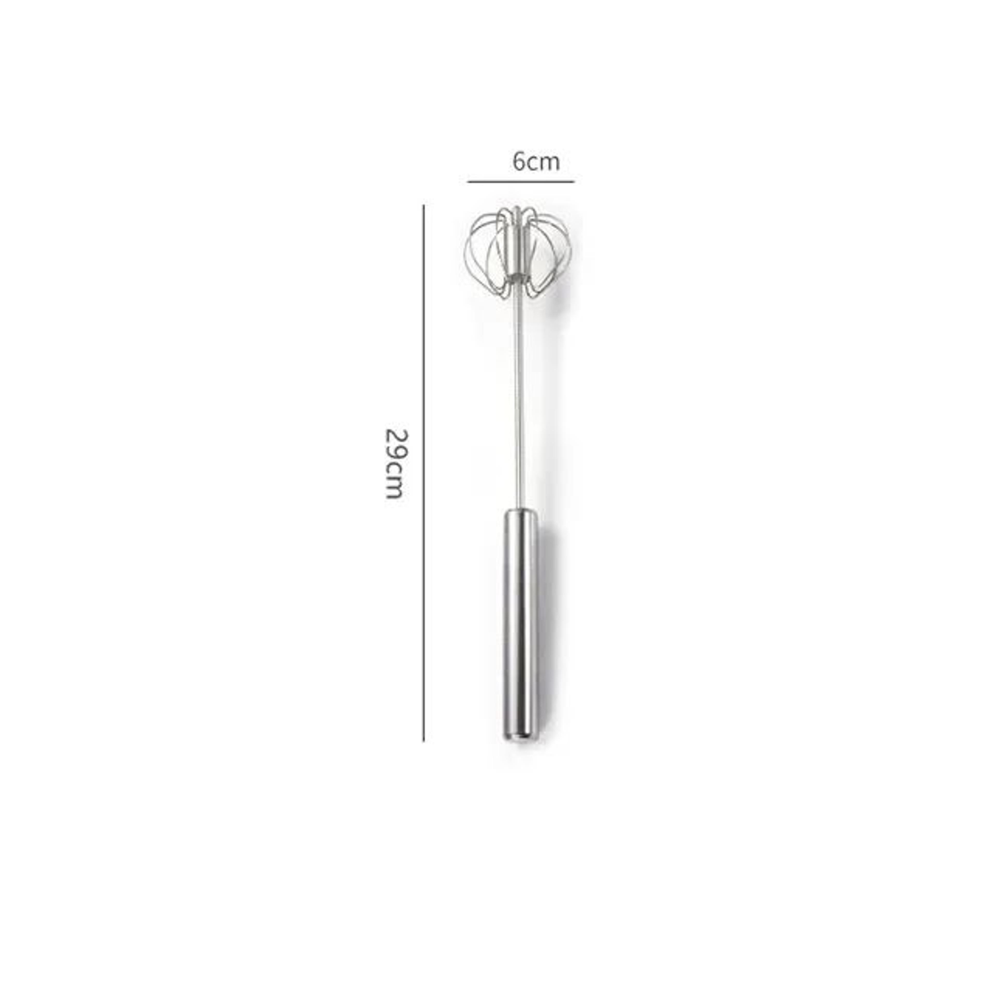 Stainless Steel SemiAutomatic Egg Beater  Manual Hand Mixer Whisk For Baking Cooking  Kitchen Use 7