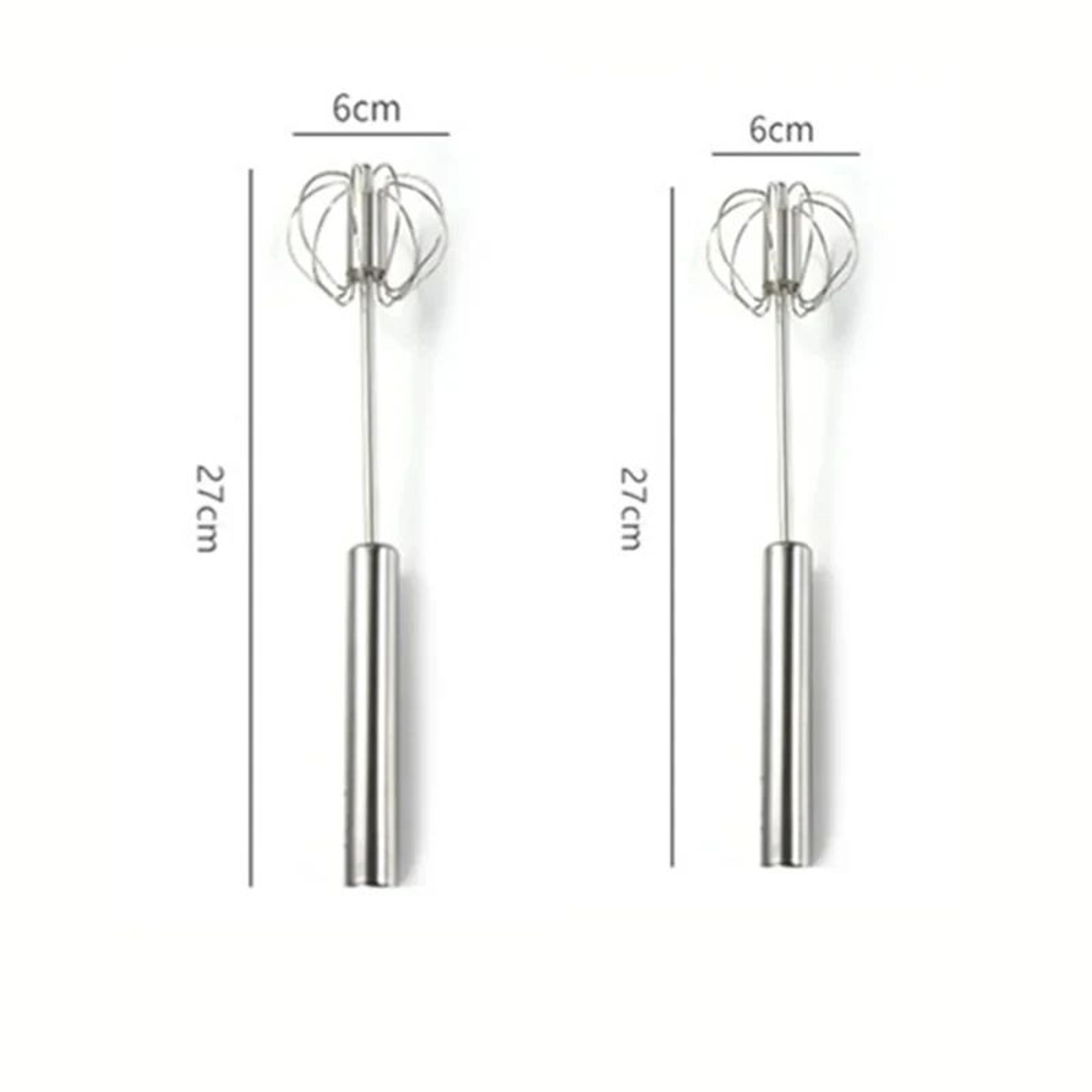 Stainless Steel SemiAutomatic Egg Beater  Manual Hand Mixer Whisk For Baking Cooking  Kitchen Use 9