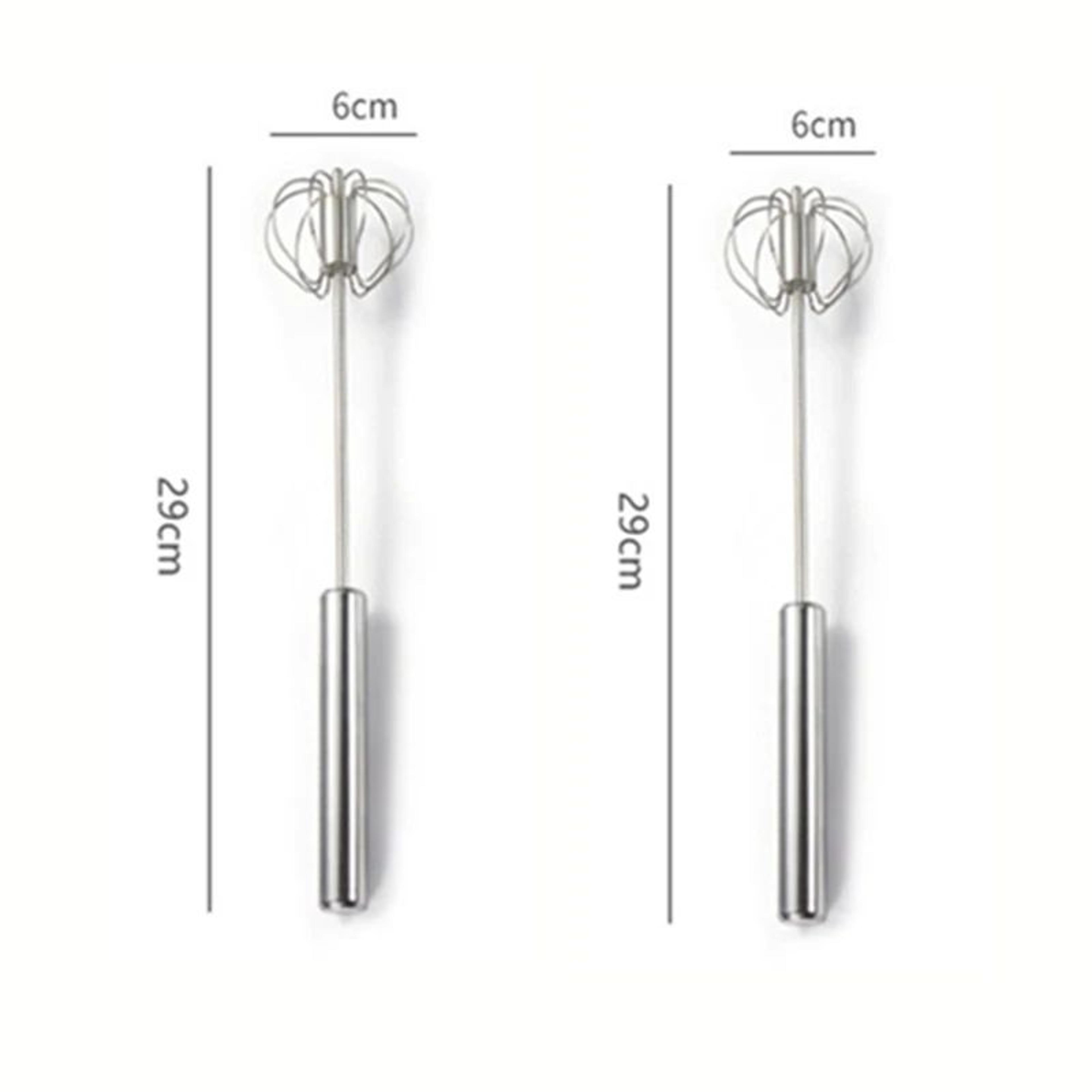 Stainless Steel SemiAutomatic Egg Beater  Manual Hand Mixer Whisk For Baking Cooking  Kitchen Use 10