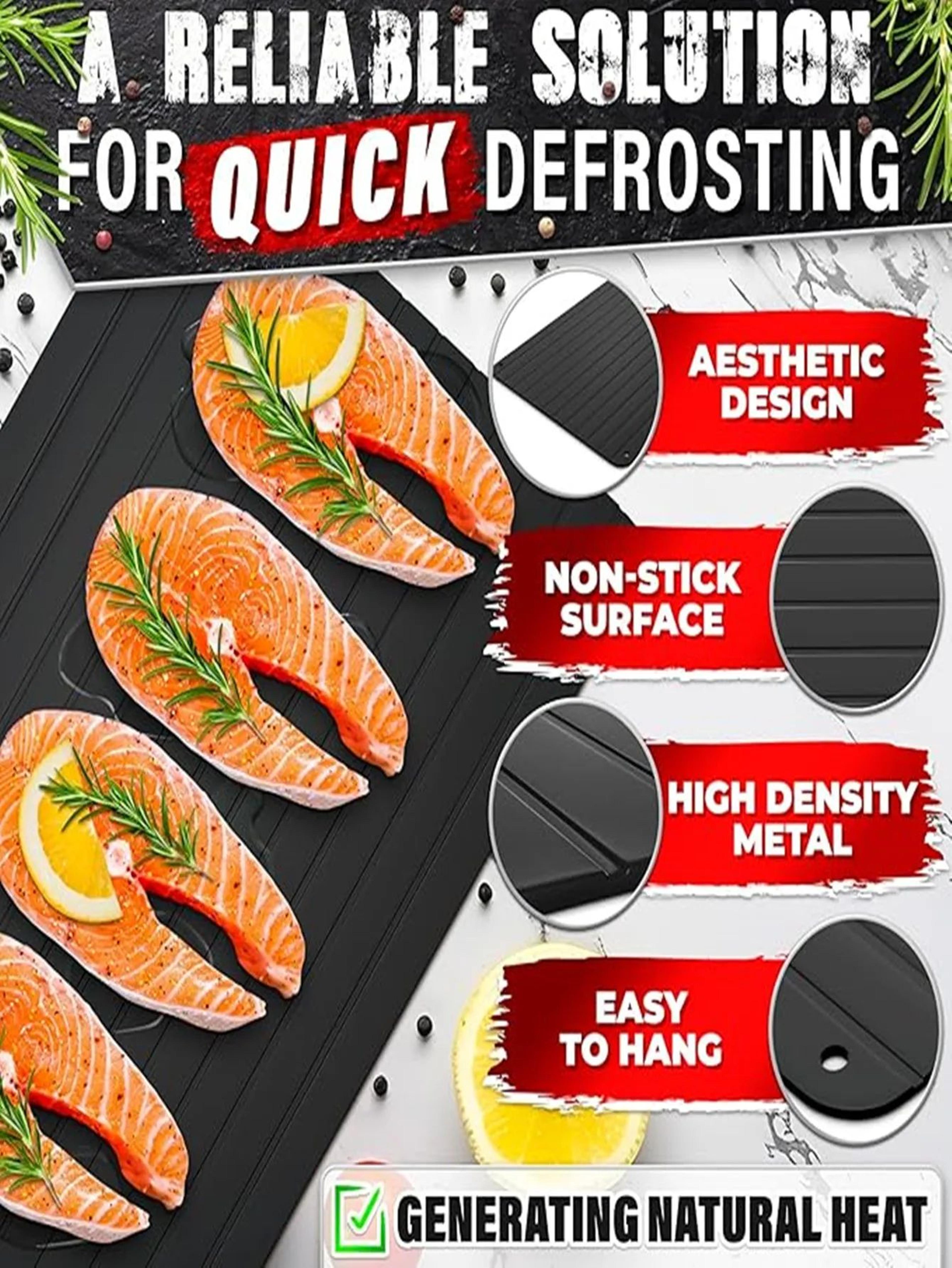 Rapid Defrosting Tray For Frozen Meat  Aluminum Thawing Plate For Safe  Fast Food Defrosting 1