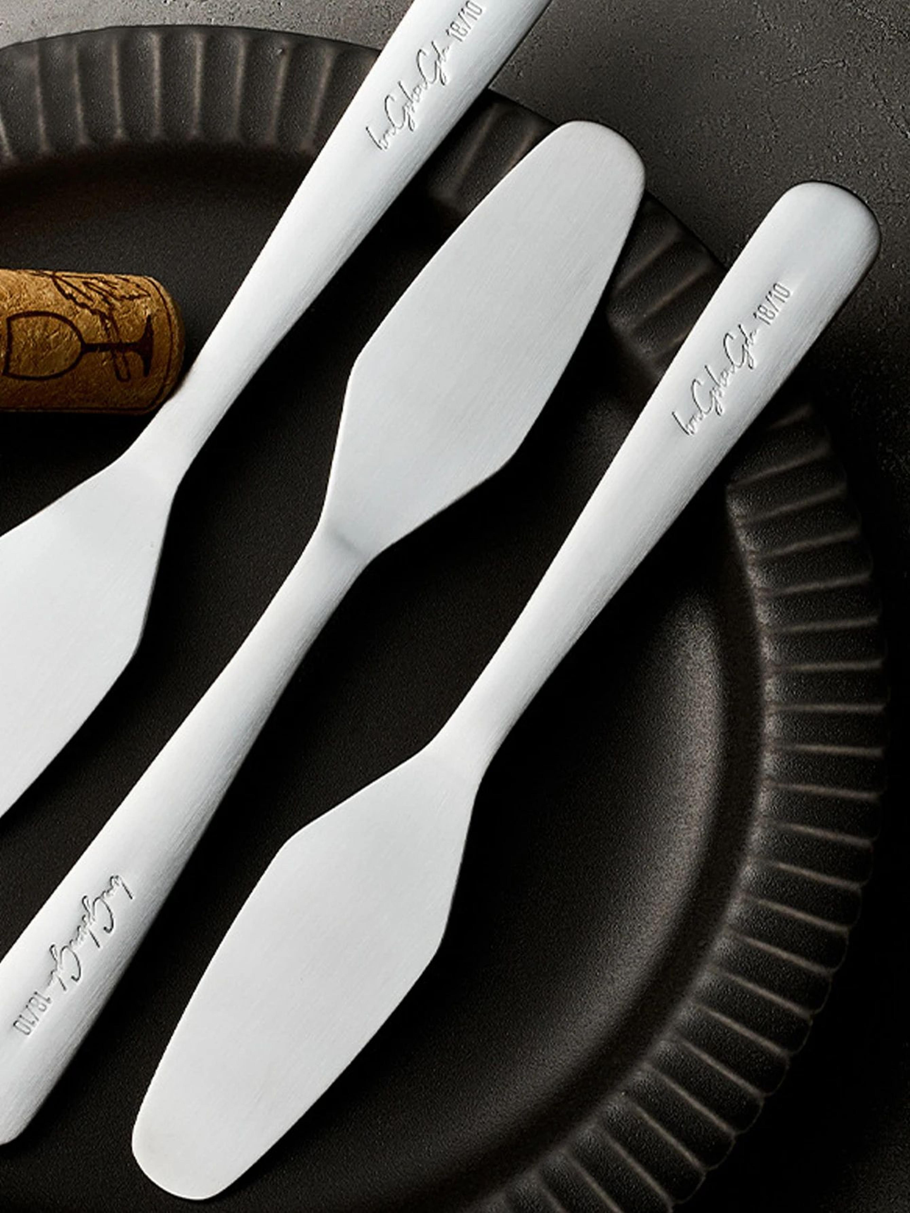 316L Stainless Steel Butter Spreader Knife  Multifunction Cheese Jam  Bread Cutter Utensil 2