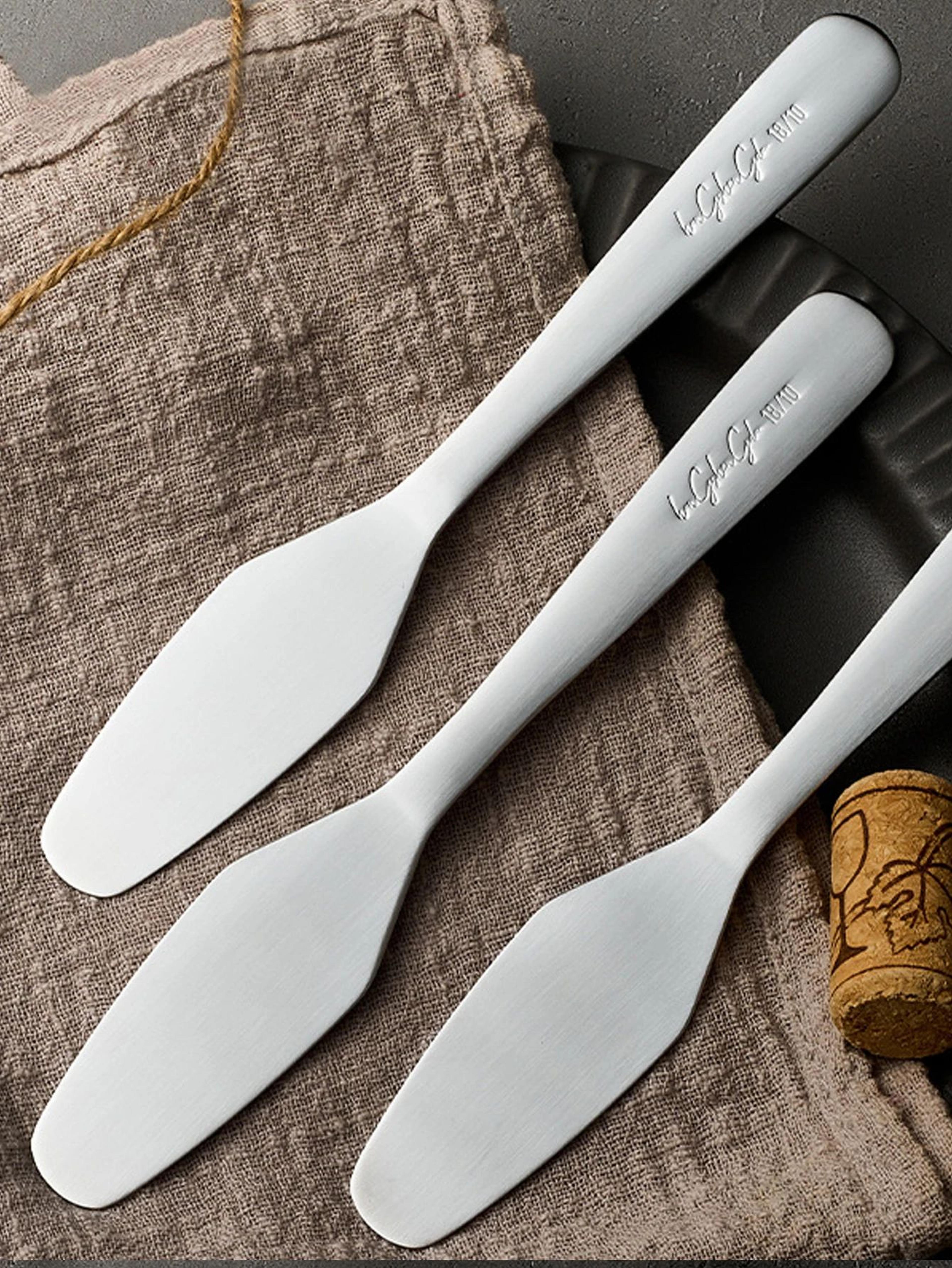 316L Stainless Steel Butter Spreader Knife  Multifunction Cheese Jam  Bread Cutter Utensil 5