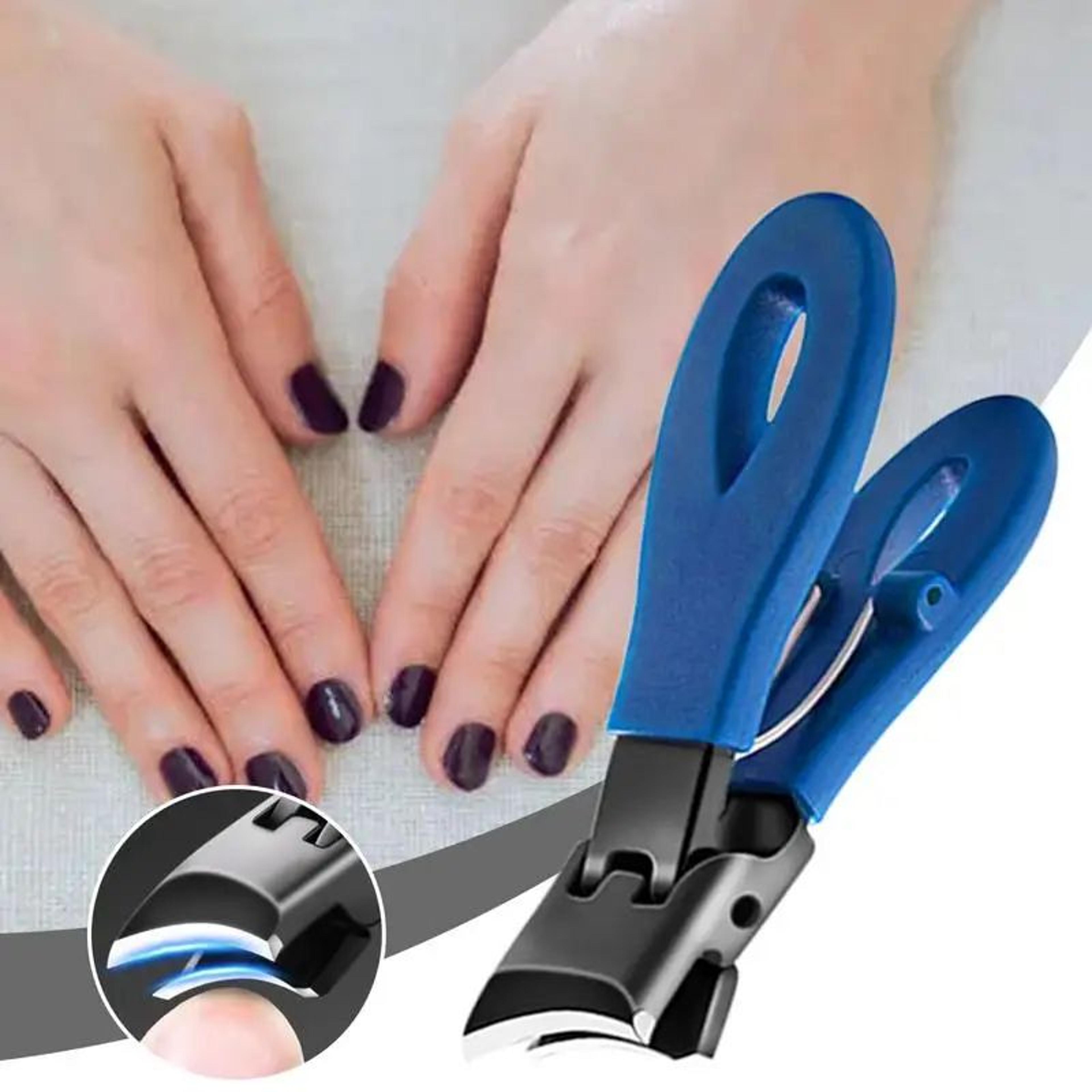 Wide Jaw Slanted Nail Clippers  Curved Precision Toenail Cutter For Thick Nails  Travel Grooming 5