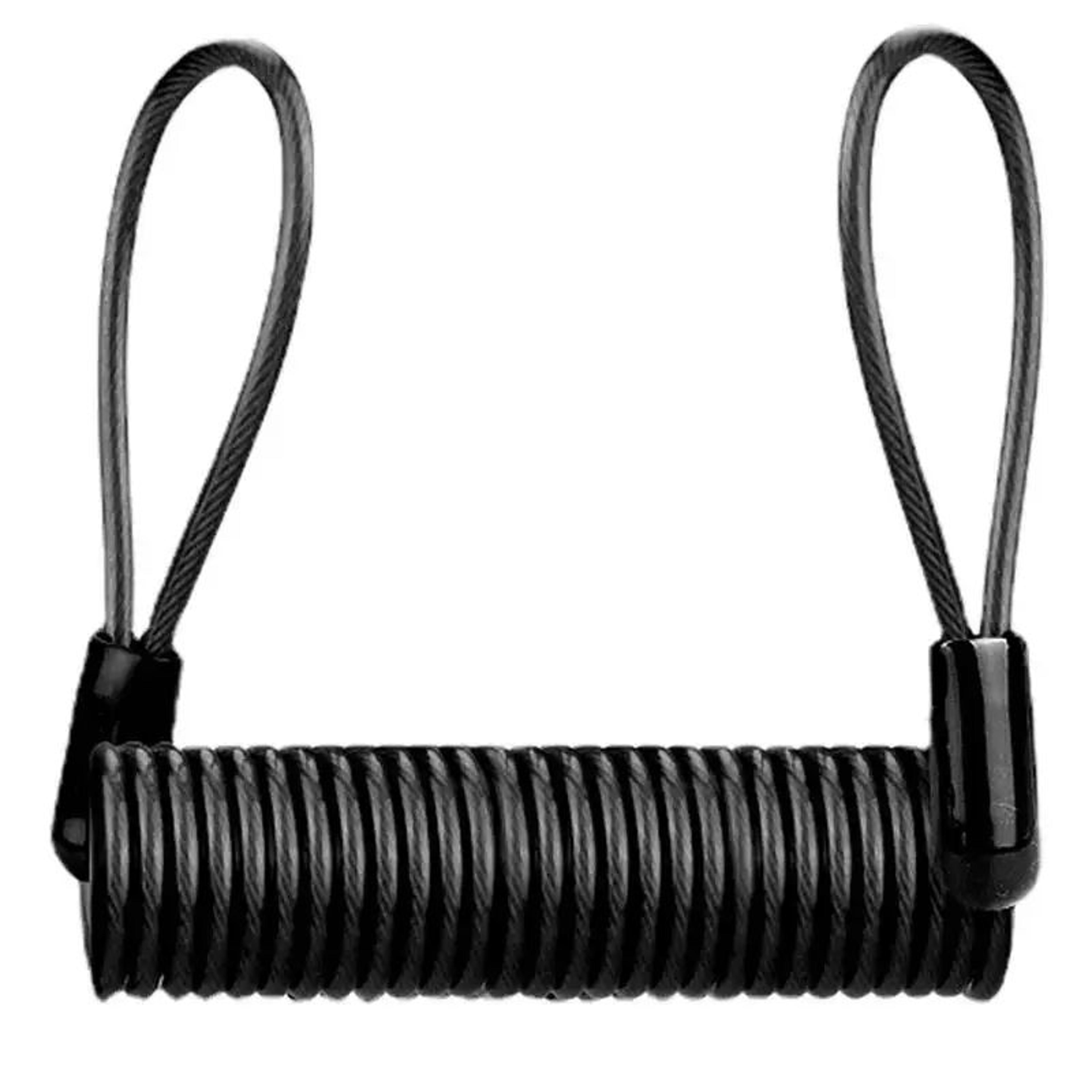 Motorcycle Disc Lock Reminder Cable  47in Steel Wire AntiTheft Coil With PVC Cover For Bikes  Scoot 2