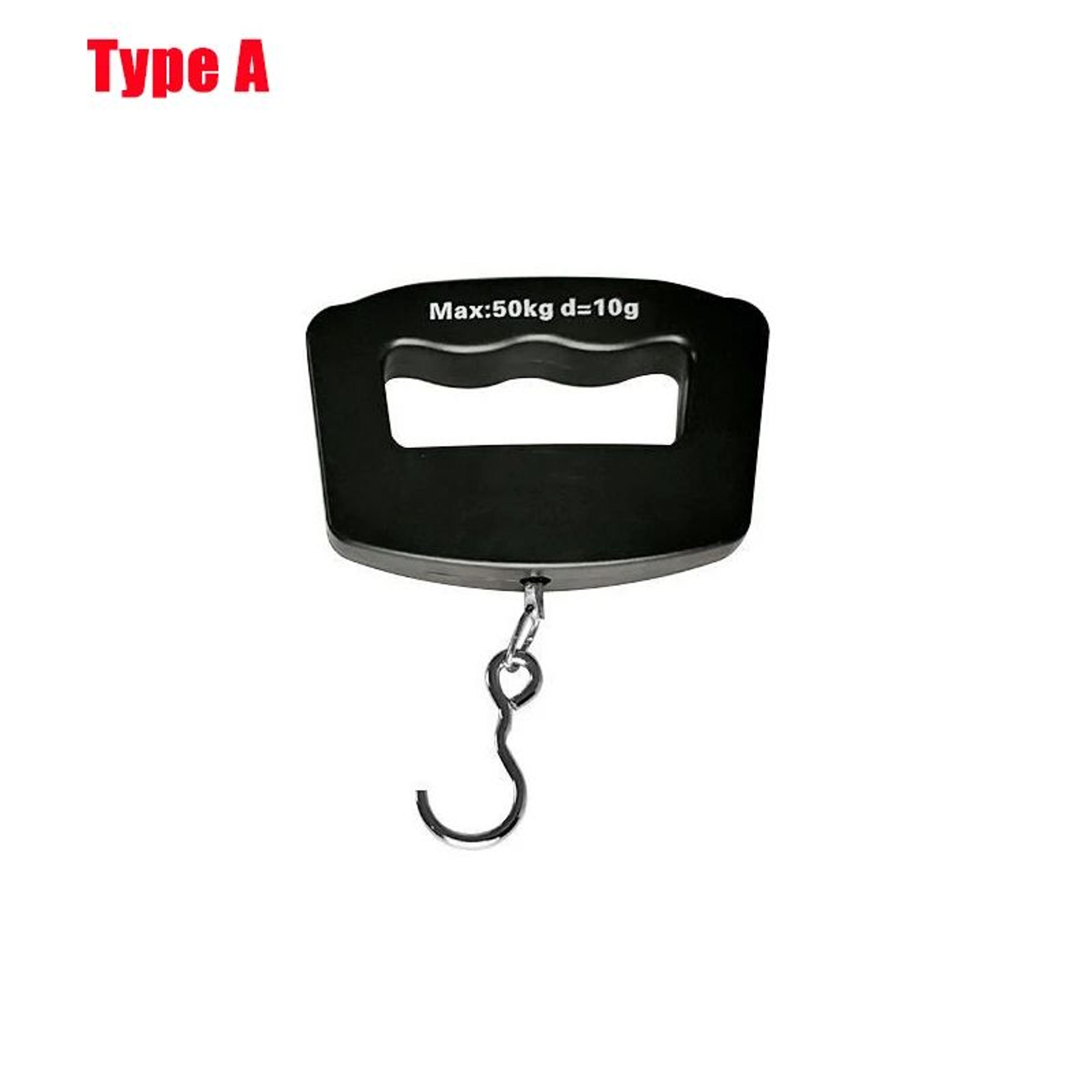 Portable Digital Hanging Scale 110 Lb  LCD Fish  Luggage Weighing Scale With Hook  Strap 6