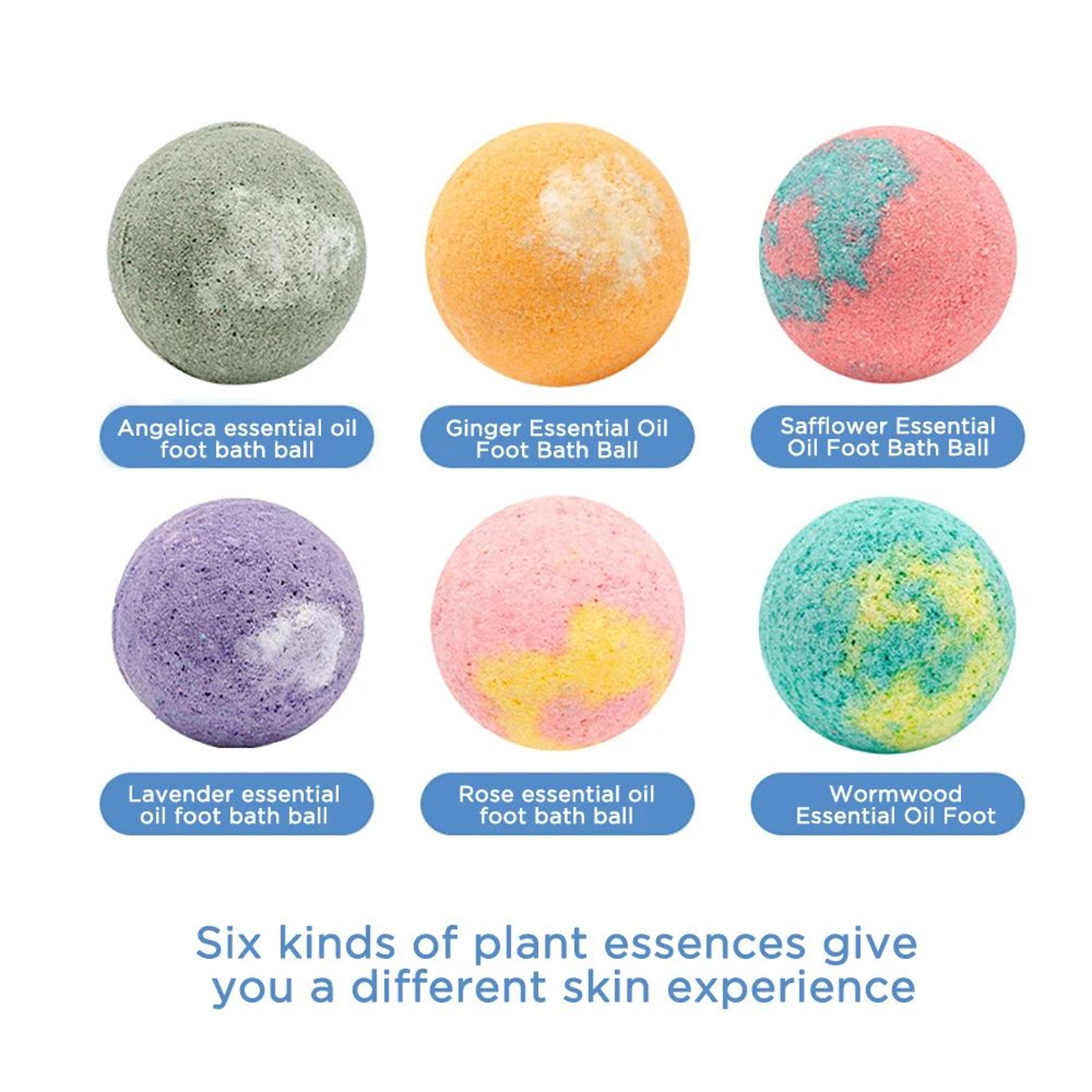 12pcs Organic Bath Bomb Gift Set  Handmade Essential Oil Bath  Foot Spa Bombs For Relaxation 5