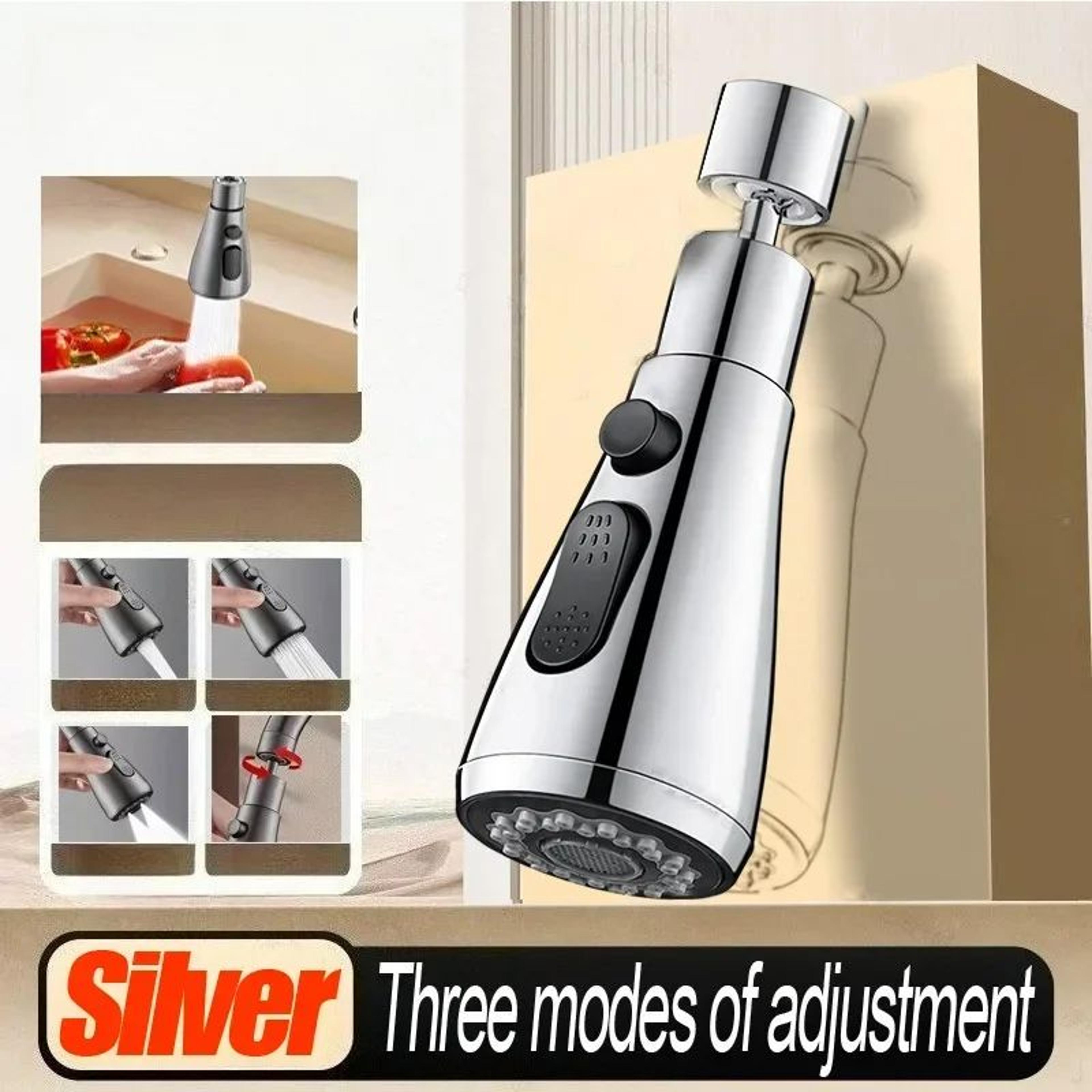 3in1 Faucet Sprayer Nozzle  Multifunction ABS Kitchen Sink Spray Head With Adjustable Modes 8