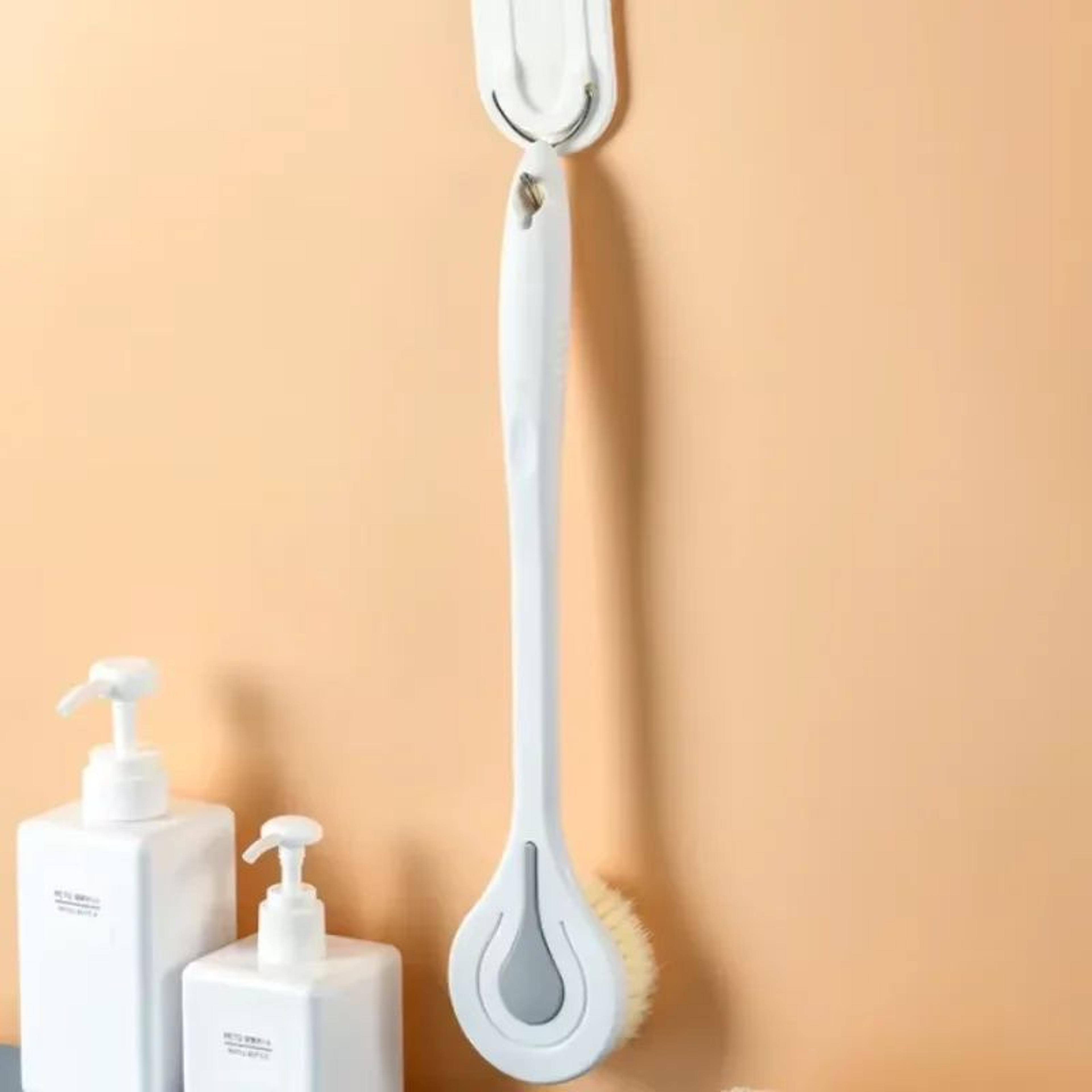 Extra Long Handle Soft Bristle Bath Brush  Shower Back Scrubber  Body Exfoliating Spa Brush 7