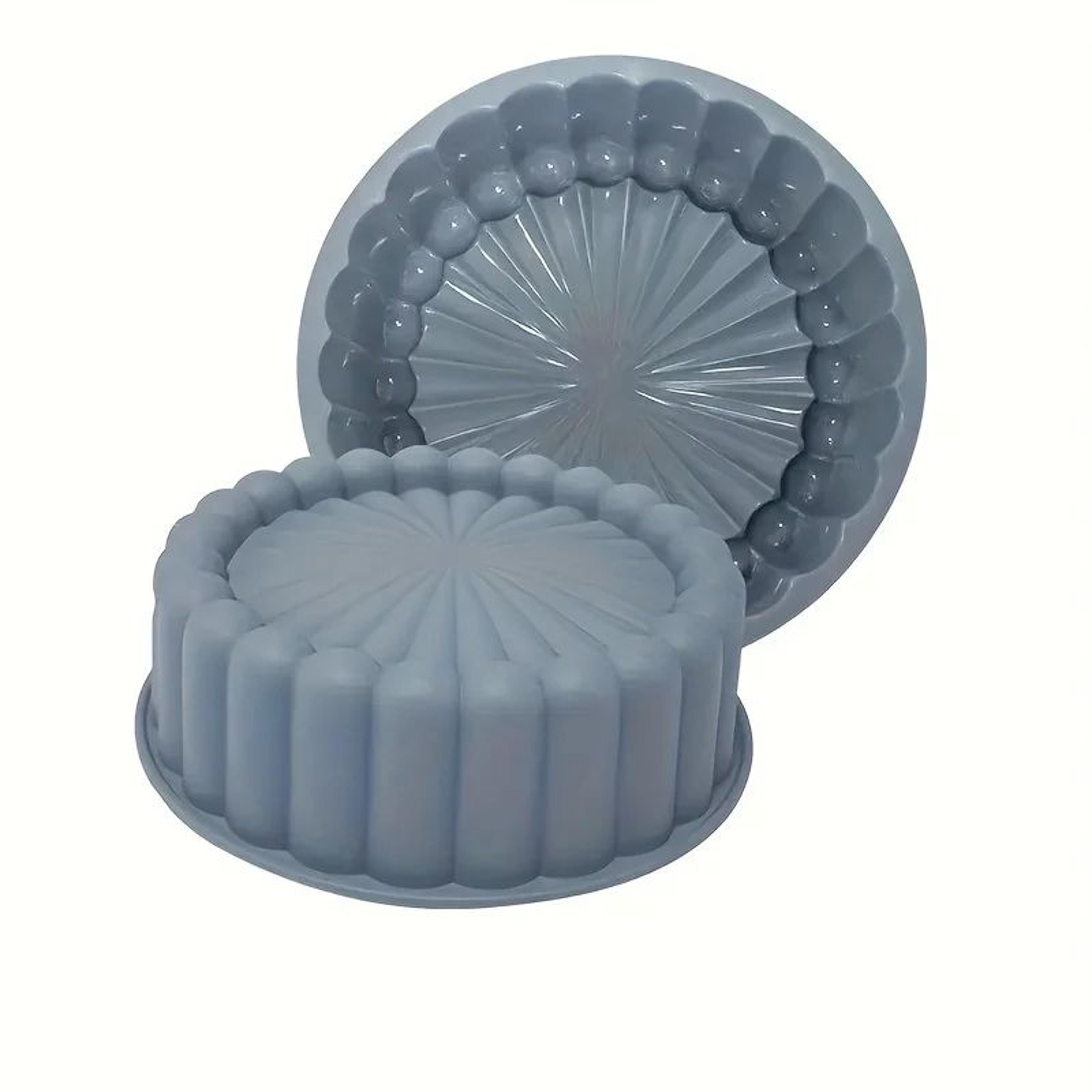 NonStick Silicone Sunflower Cake Mold  Flexible 100Fold Circular Baking Pan For Cakes  Desserts 6