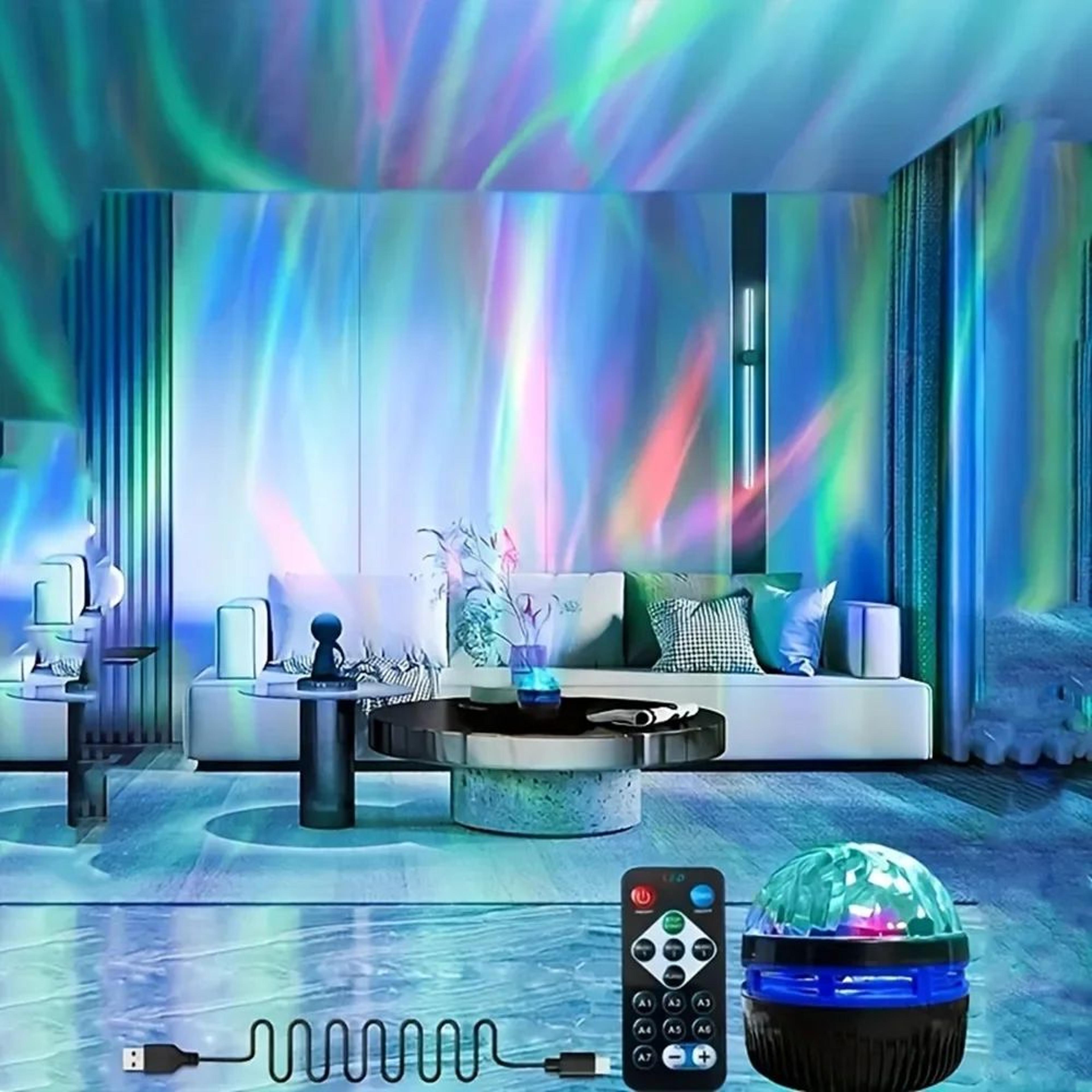 Aurora Galaxy Star Projector Night Light With Remote  USB LED RGB Sky Lamp For Bedroom Kids Sleep   6