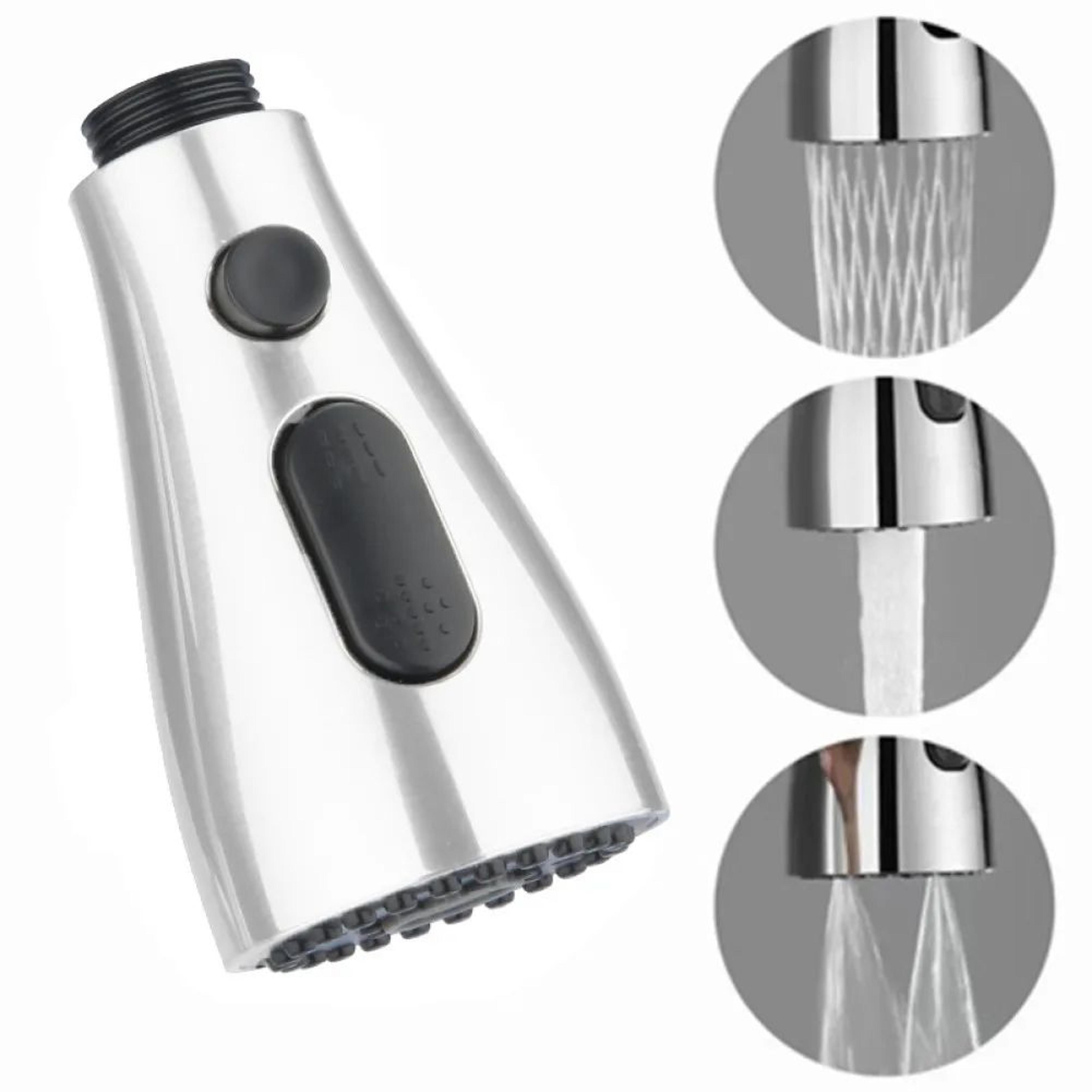 3Mode Kitchen Faucet Sprayer Head Replacement  PullOut Tap Nozzle With 12in Connection  Water Savin 8