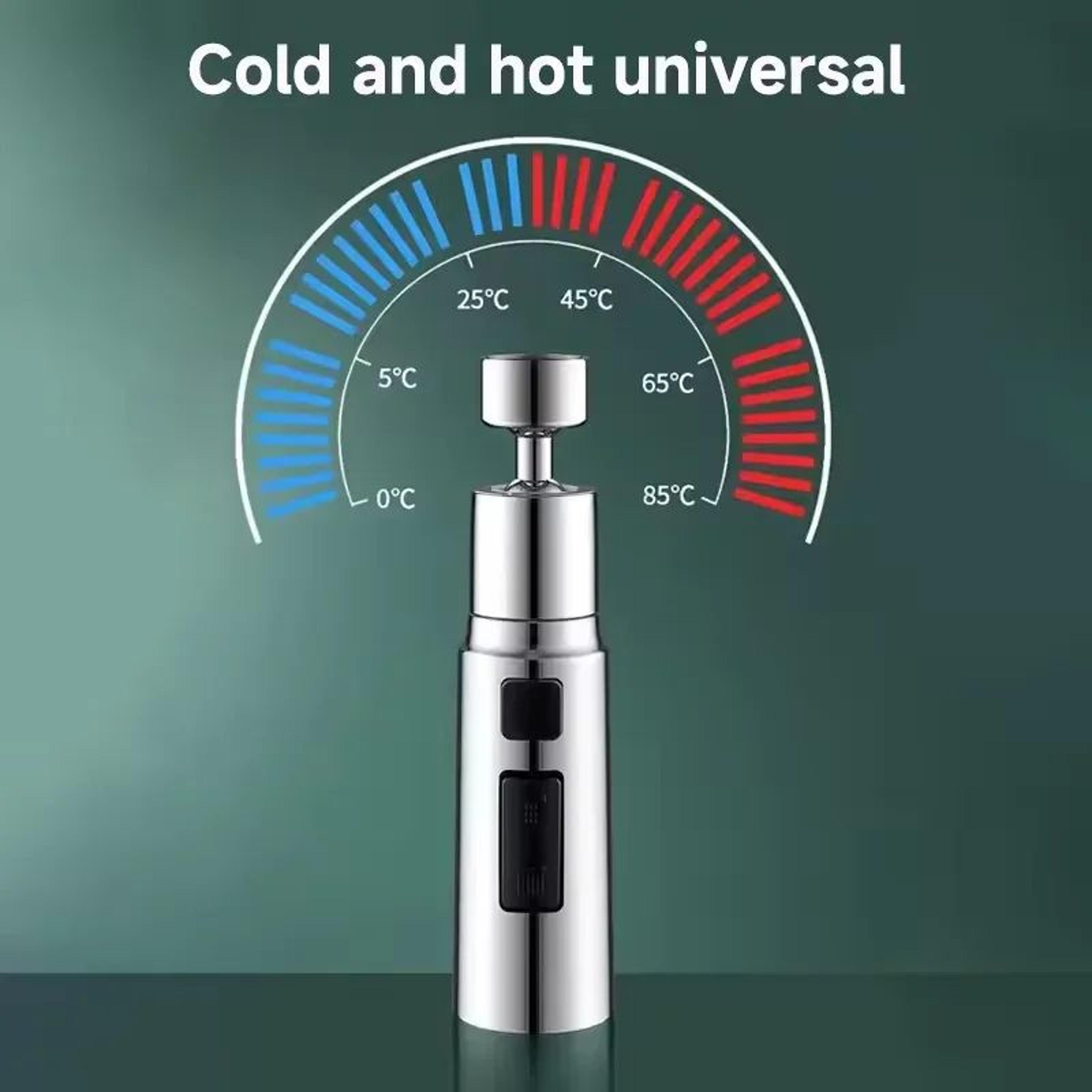 3Mode AntiSplash Faucet Extender With Filter  Universal Metal Water Saving Tap Sprayer Head 4