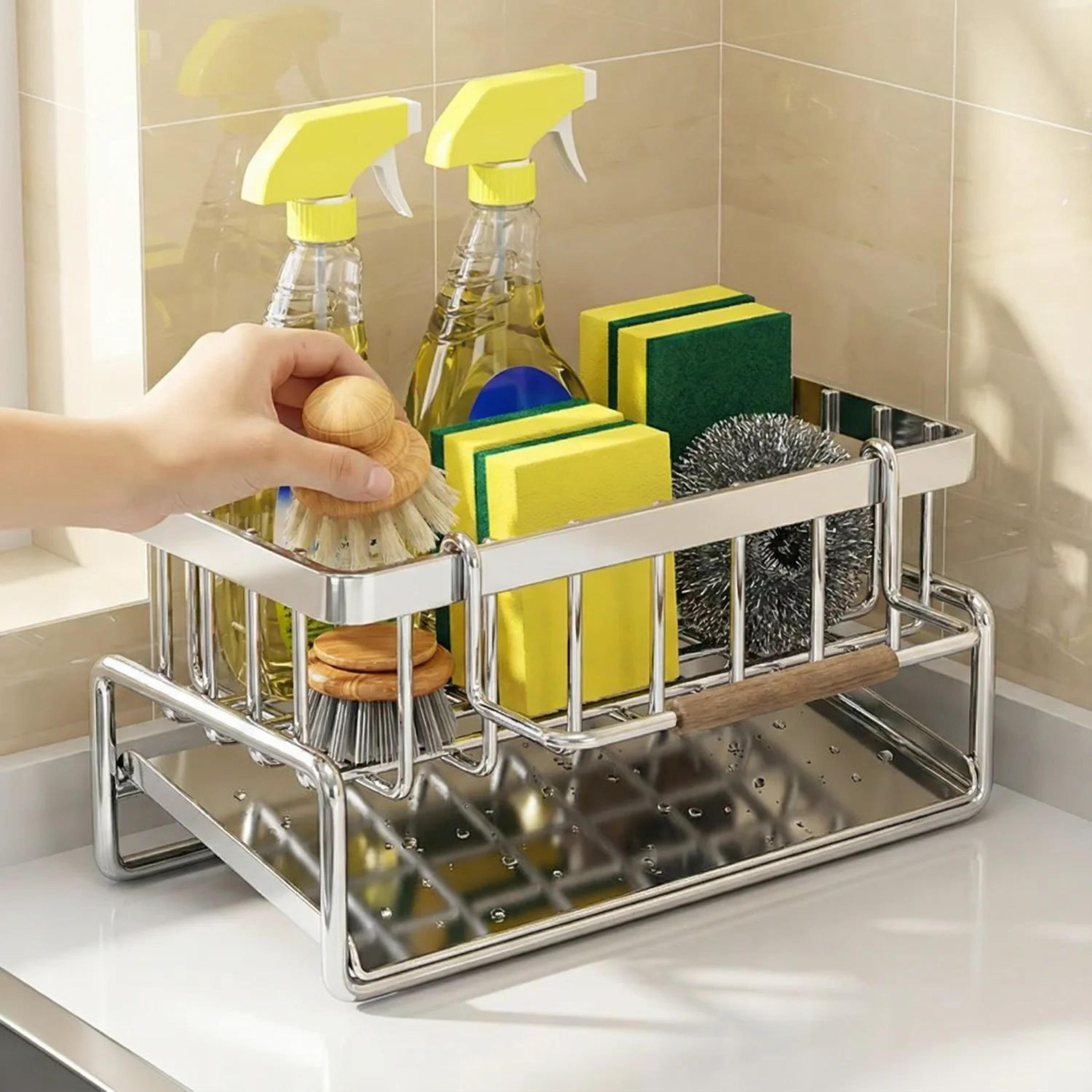 WallMounted Kitchen Spice Rack Organizer  MultiLayer Adhesive Storage Shelf NoDrill Installation 0