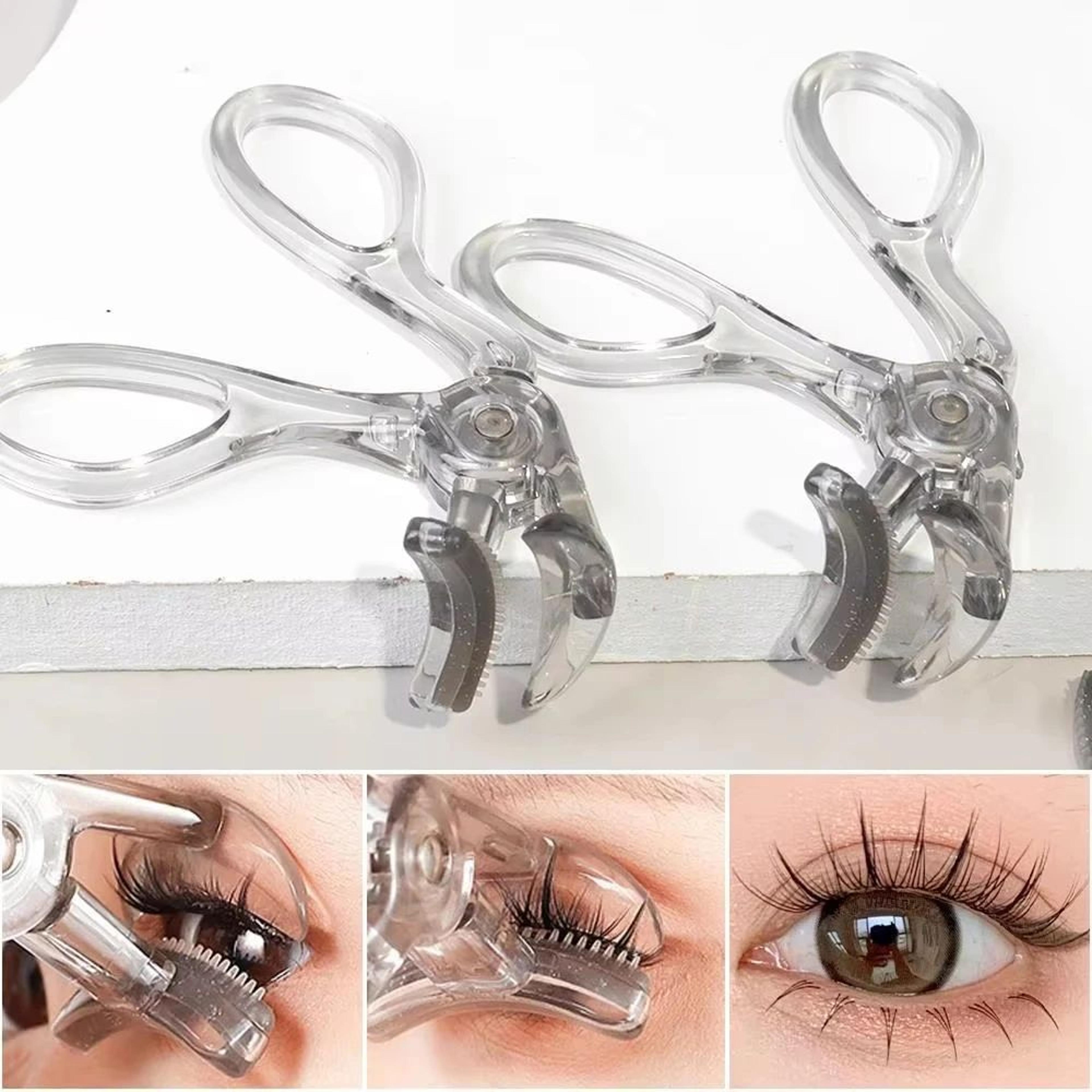 DualType Eyelash Curler With Comb  Wide  Precision Clip Lash Curler For Natural LongLasting Curl 4