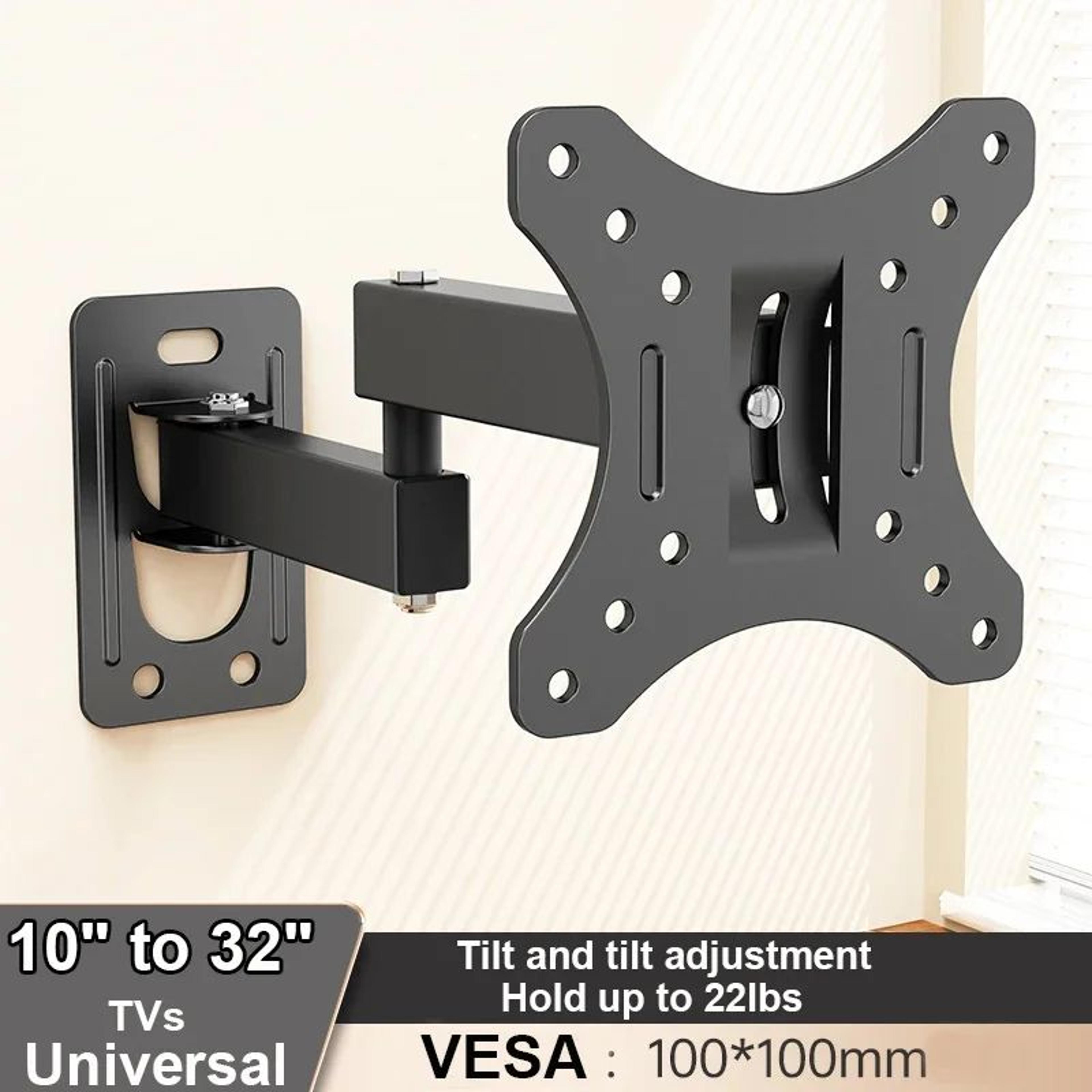 Full Motion TV Wall Mount Bracket  Adjustable Swivel Tilt Arm For 1032 Inch TVs 6