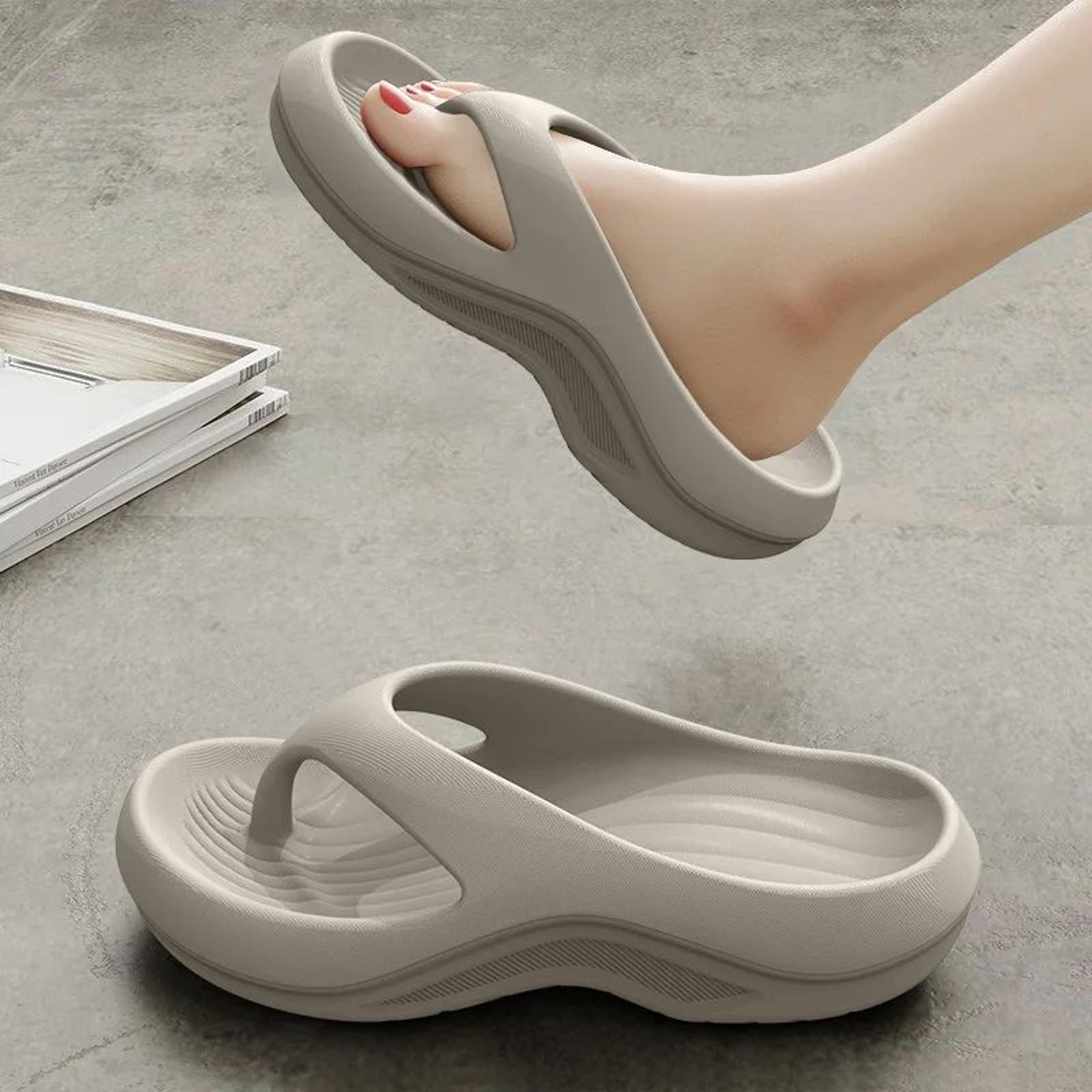 Mens Thick EVA Sole Slippers  AntiSlip OdorFree Comfortable Outdoor Slides 7