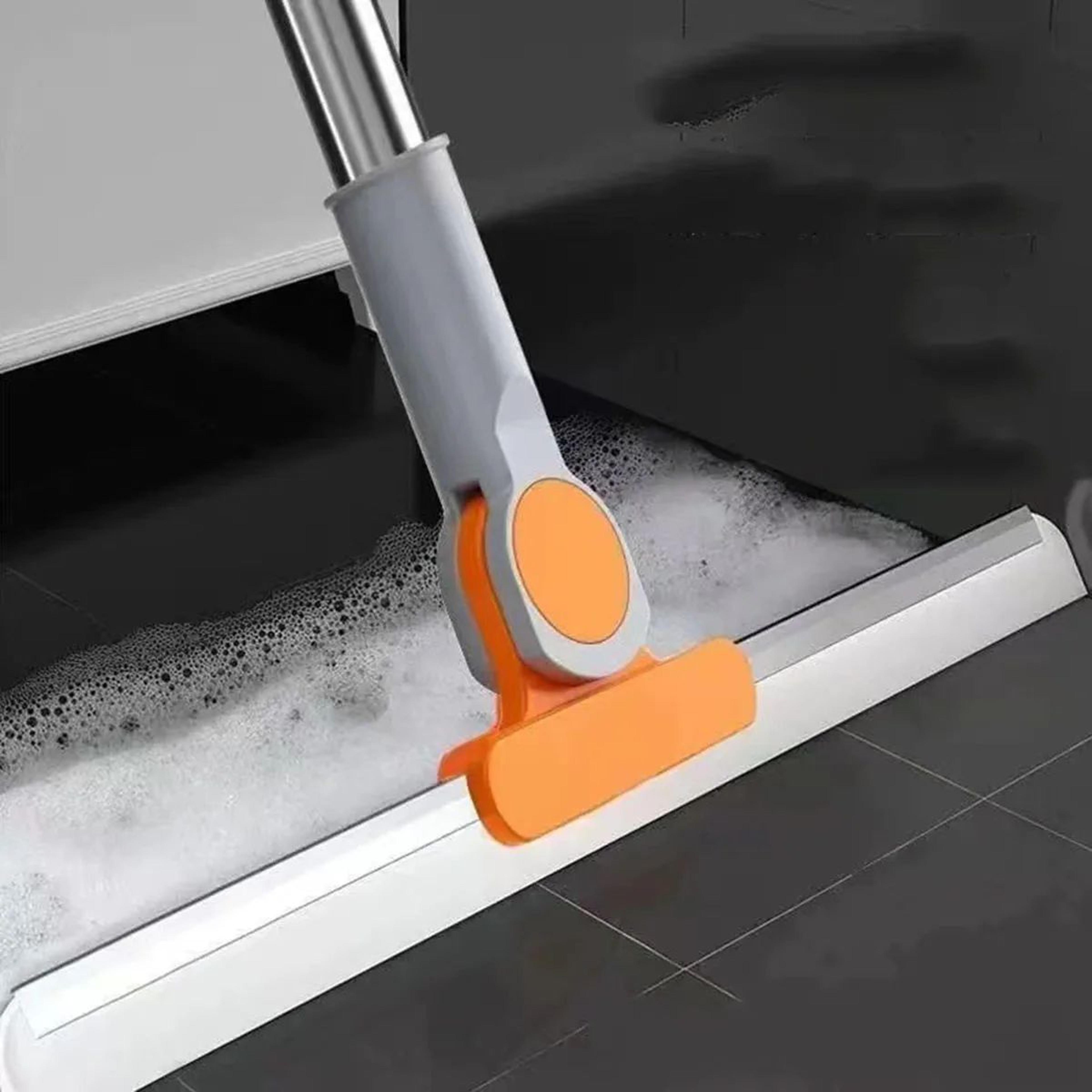 AquaSweep Silicone Scraper Broom  MultiSurface Magic Floor  Glass Wiper Mop For Bathroom  Home Clea 0