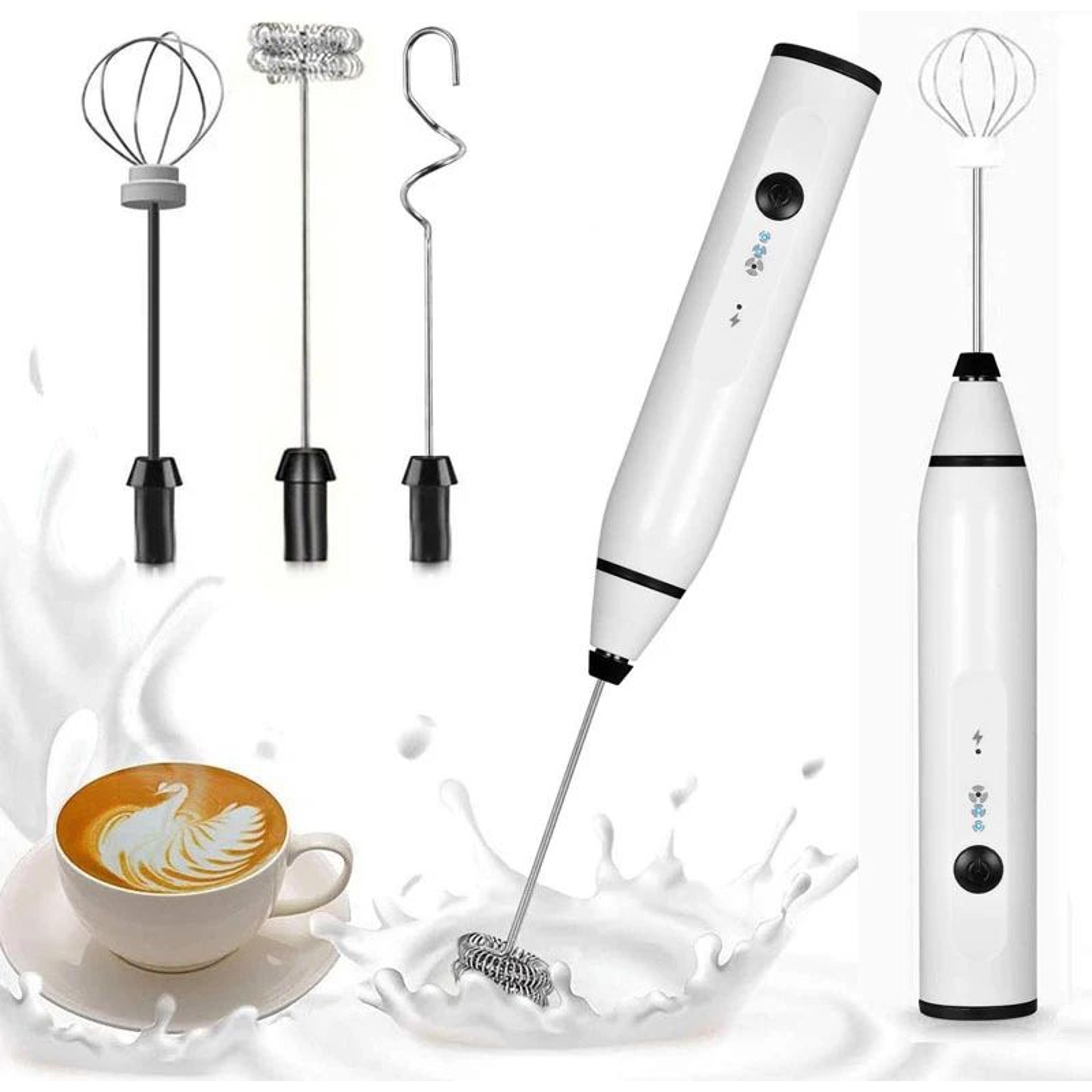 frothpro usb electric milk frother – 3-speed handheld coffee whisk mixer for latte, cappuccino & kitchen use