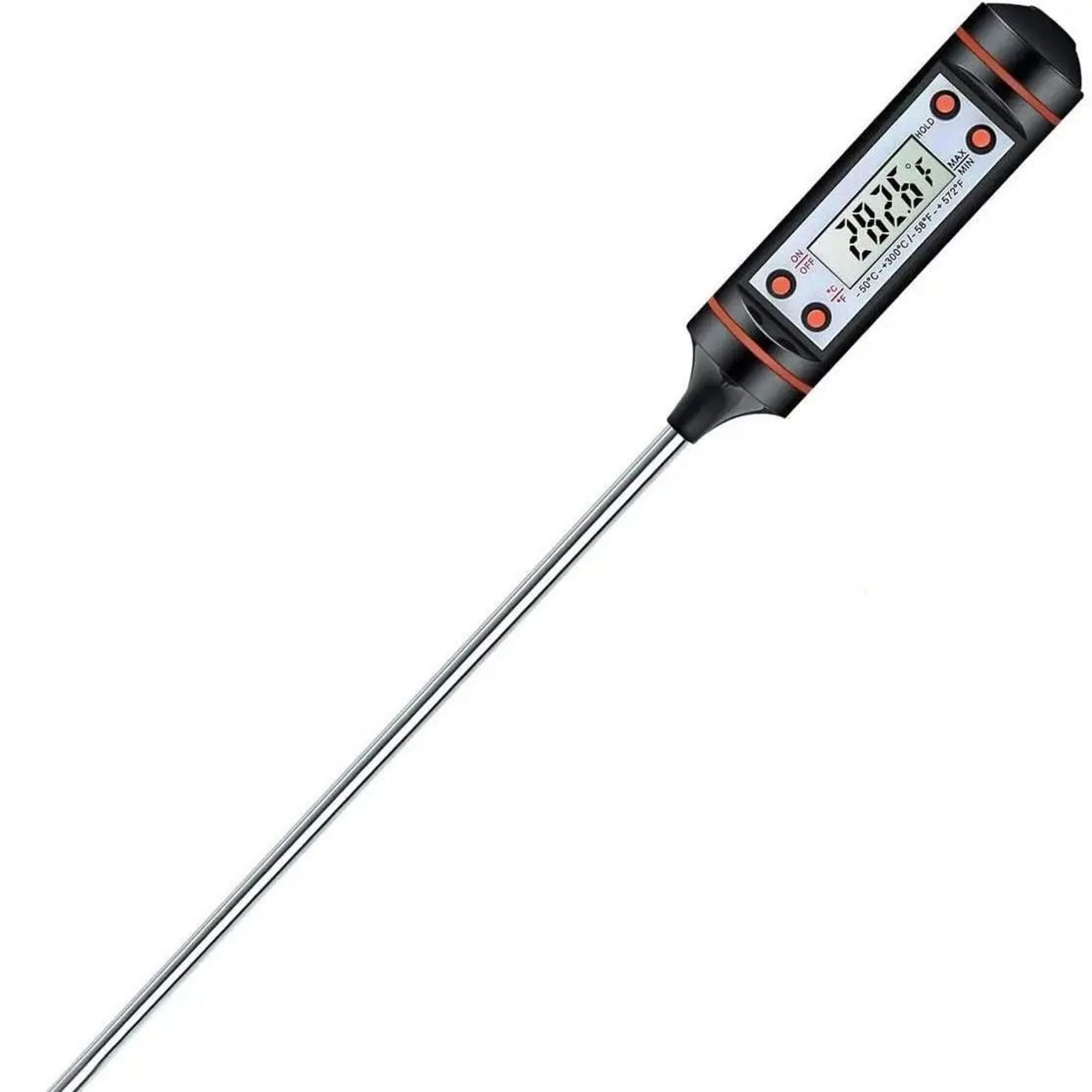 TempMaster Digital Meat Thermometer  Touchscreen LCD BBQ Probe With Timer For Grill Oven  Kitchen C 6