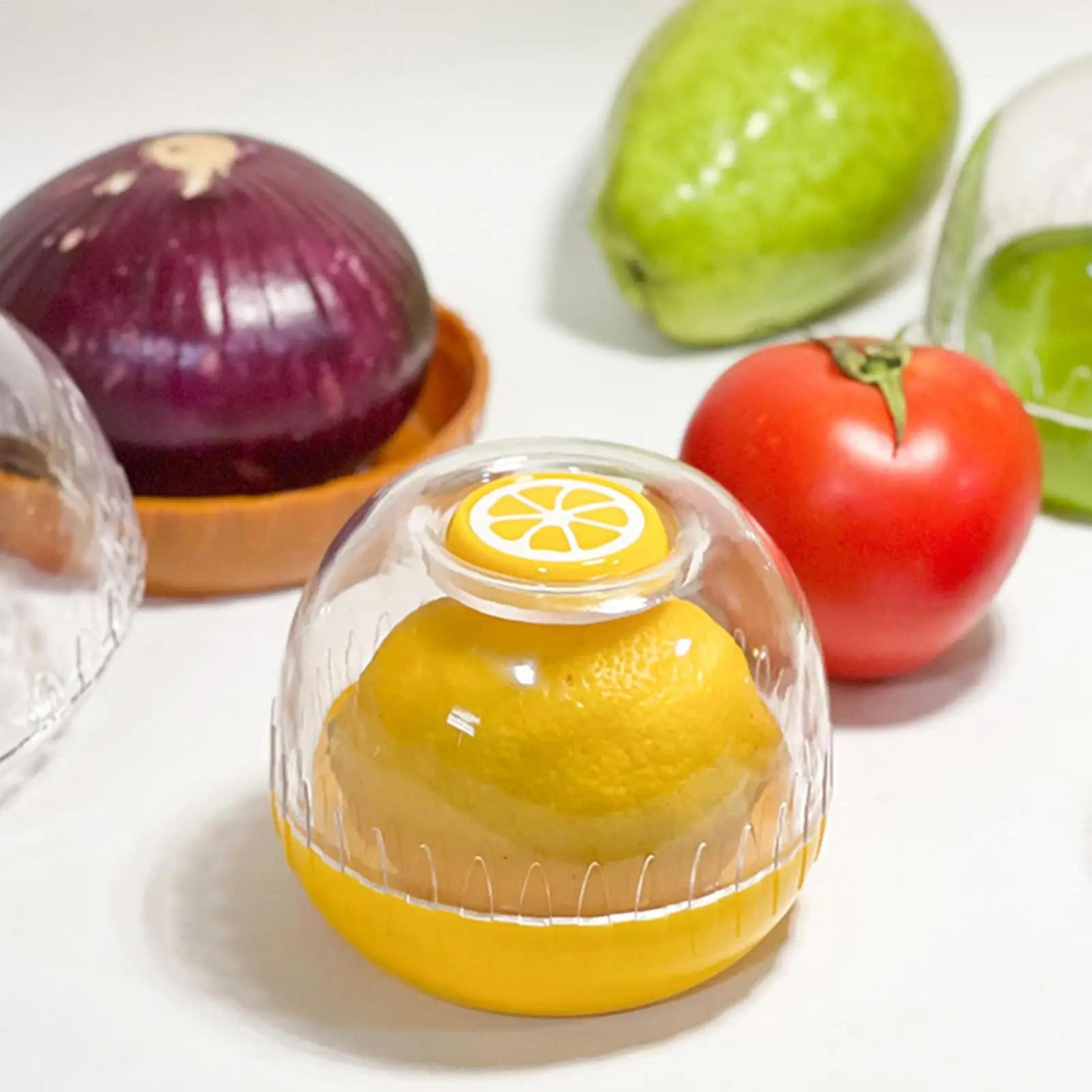 FreshLock Airtight Fruit Storage Containers  Reusable Crisper Boxes For Avocado Tomato  Produce Kee 2