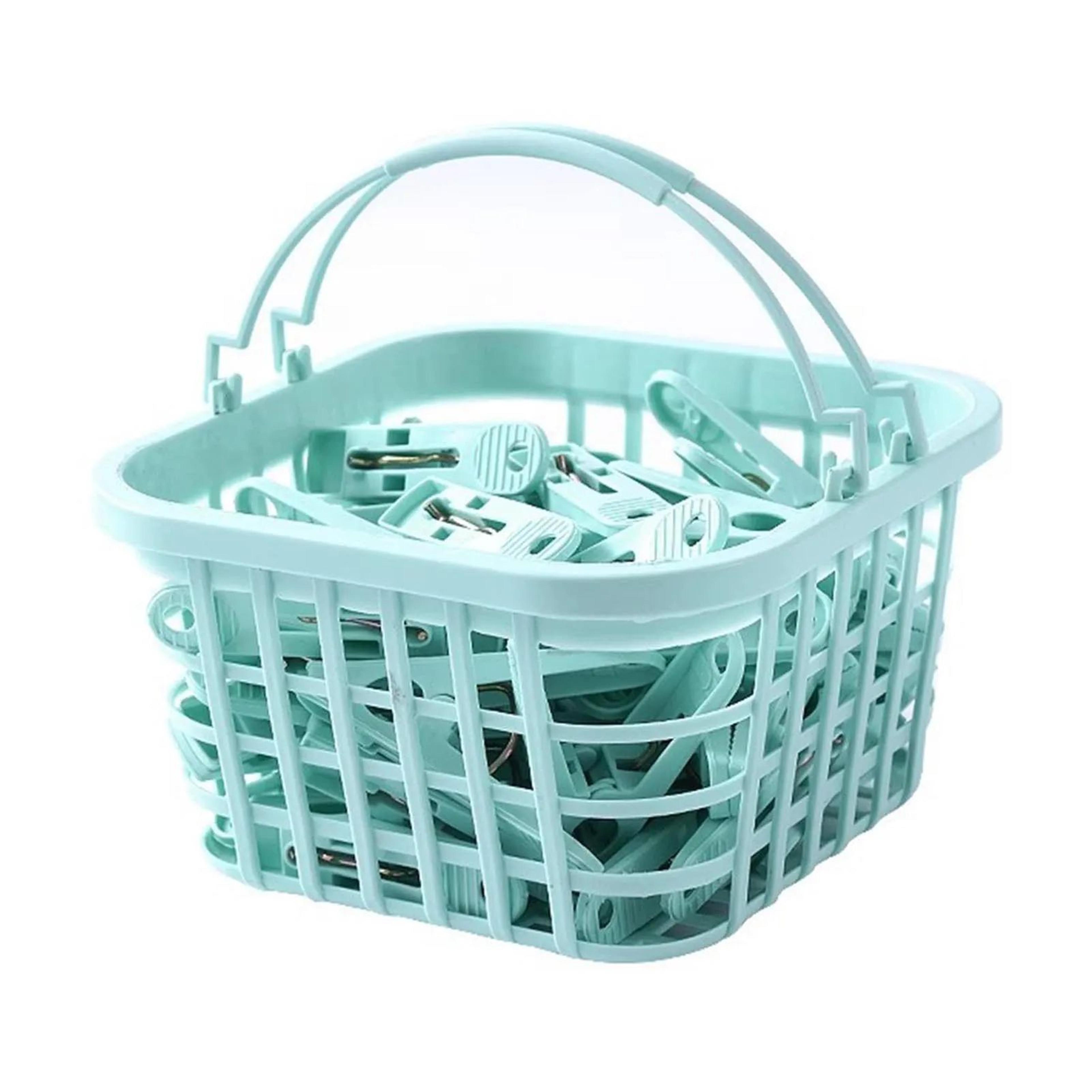30pcs Windproof Laundry Clips Set With Storage Basket  Heavy Duty AntiSlip Clothes Pins For Indoor  6