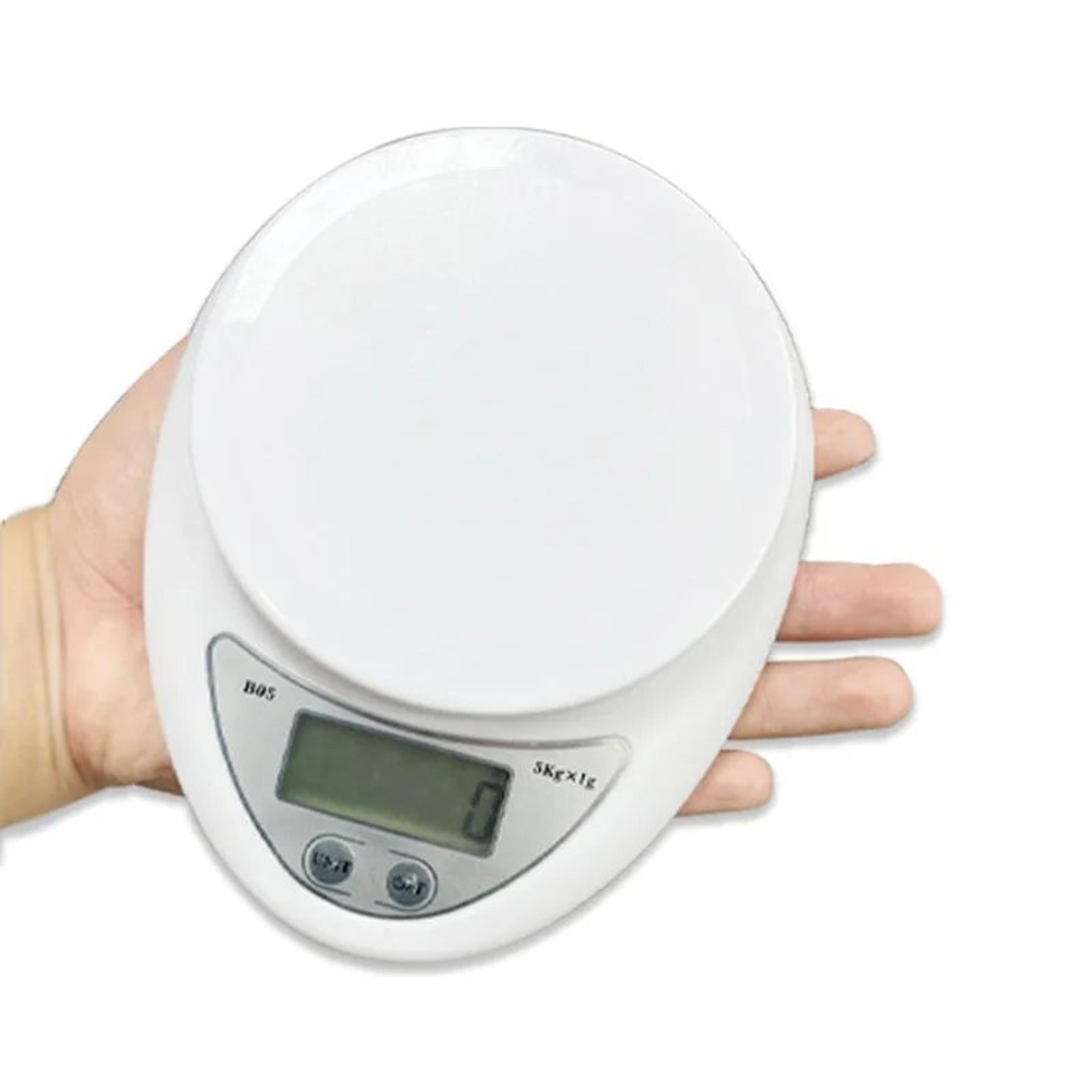 11 Lb High Precision Digital Kitchen Scale  Portable LED Food Weighing Scale For Cooking Baking  Me 5