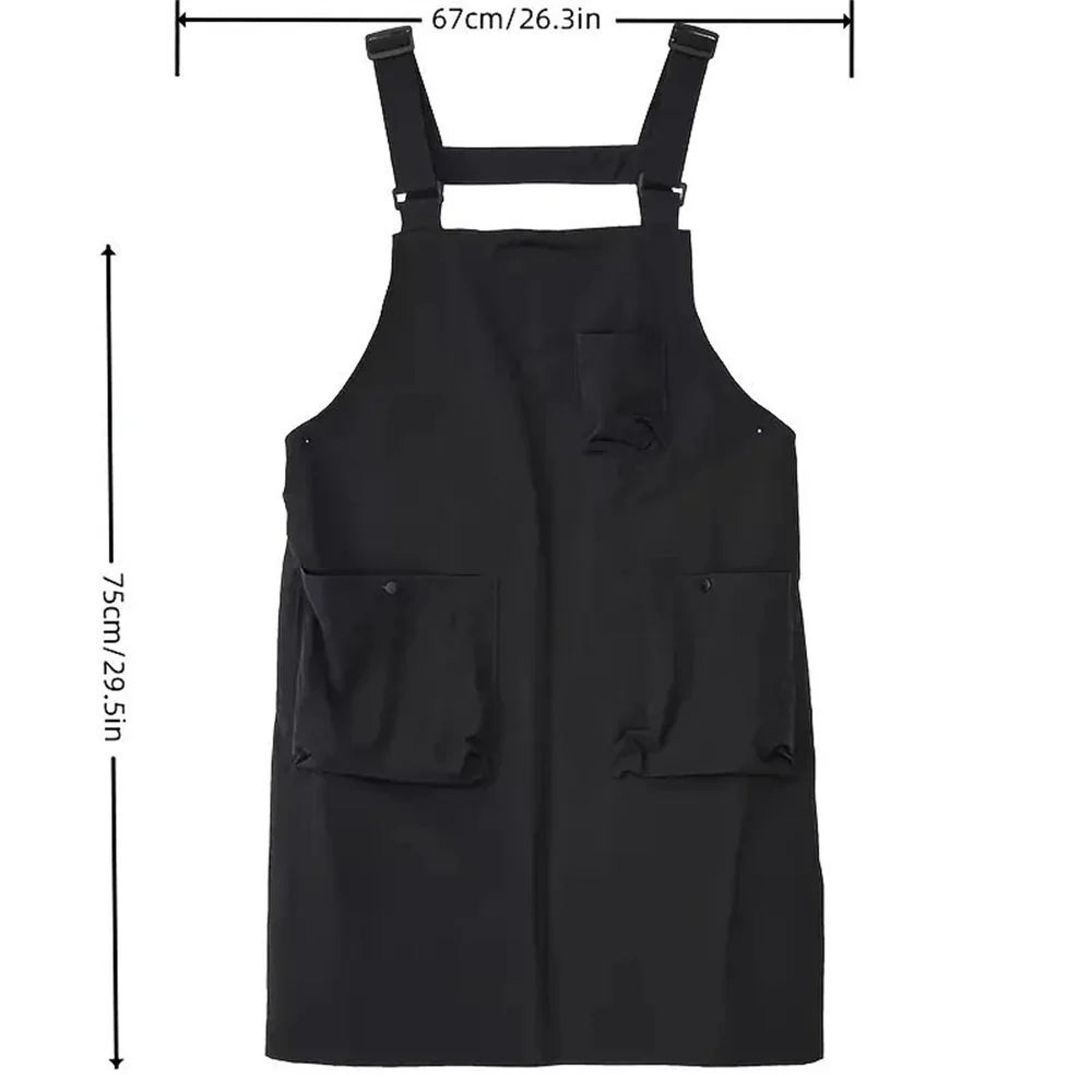 KoreanStyle Waterproof Vest Apron  Unisex MultiPurpose Workwear For Kitchen Barber Coffee Shop  Hom 5