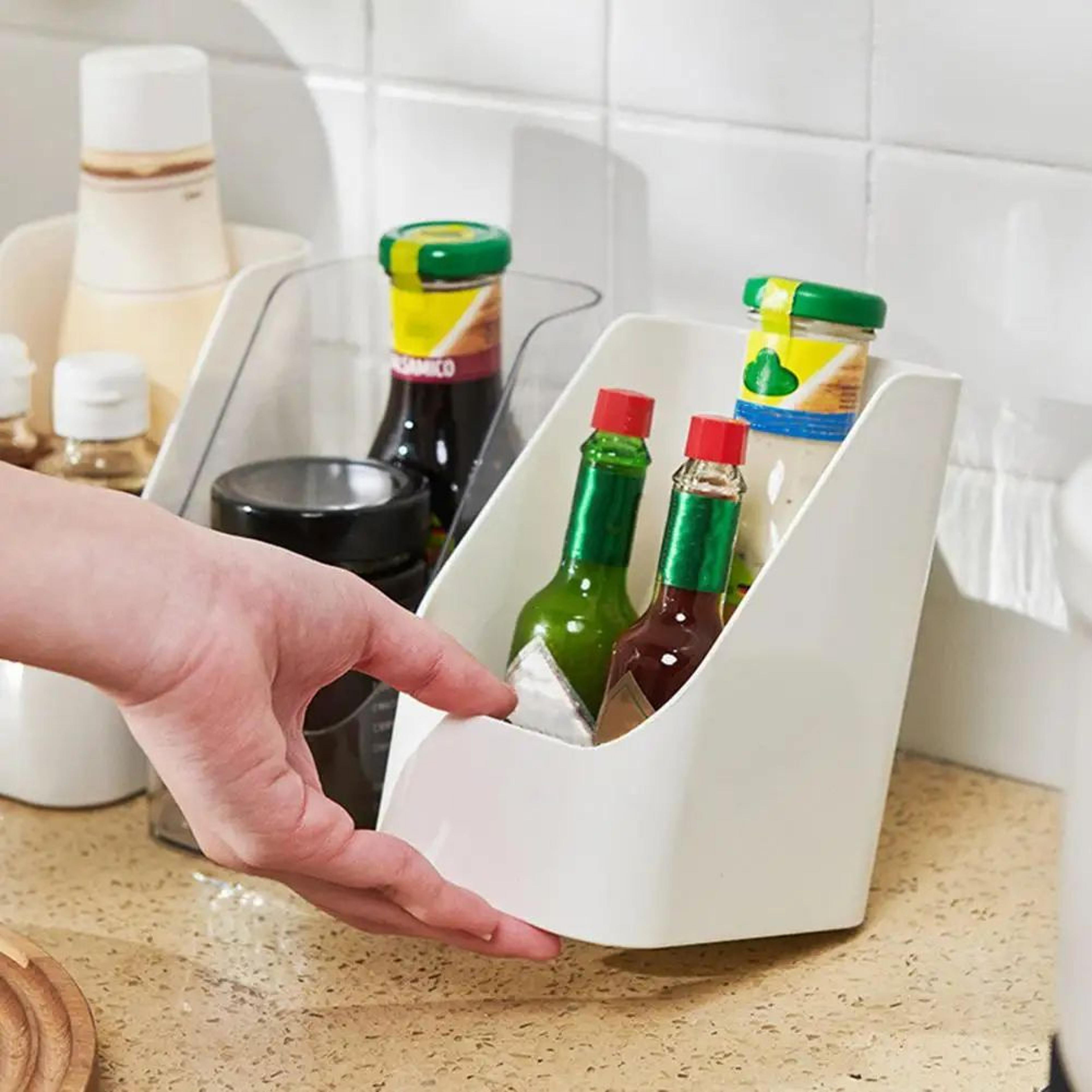 Transparent Refrigerator Organizer Bin  MultiPurpose Fridge  Desktop Storage Box With Large Capacit 4