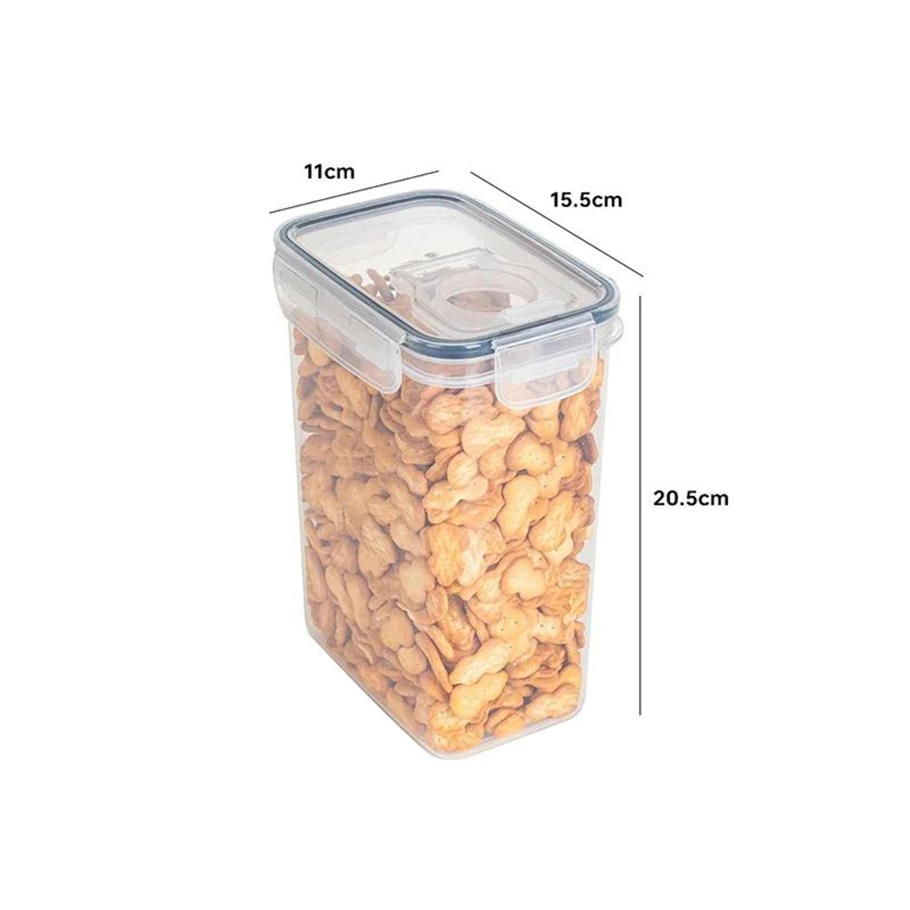 6763 Fl Oz Airtight Cereal Storage Container  Moisture  InsectProof Transparent Rice  Food Storage  5