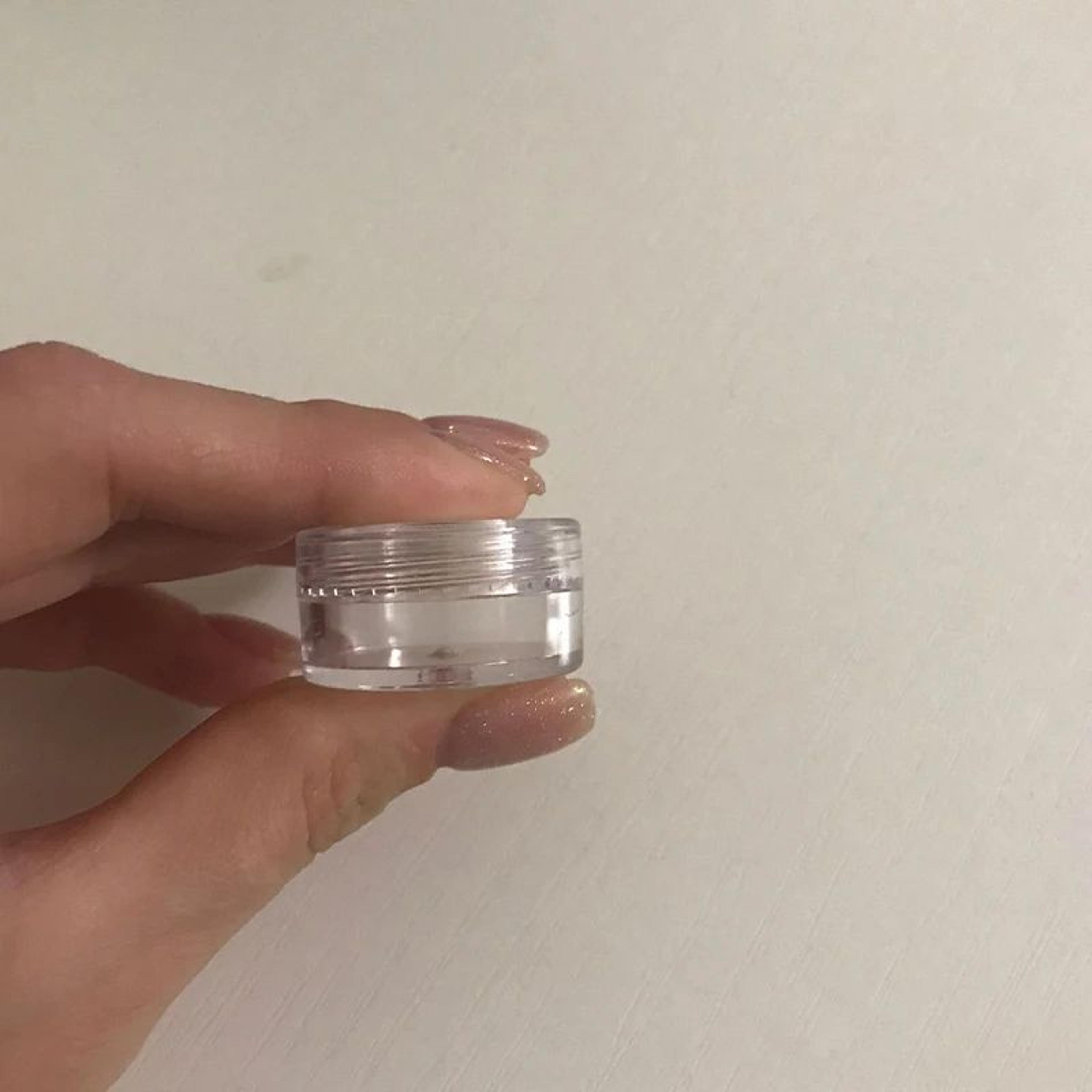 50pcs Mini Clear Cosmetic Jars  5g Refillable Cream Containers For Makeup Balm  Travel Storage 2