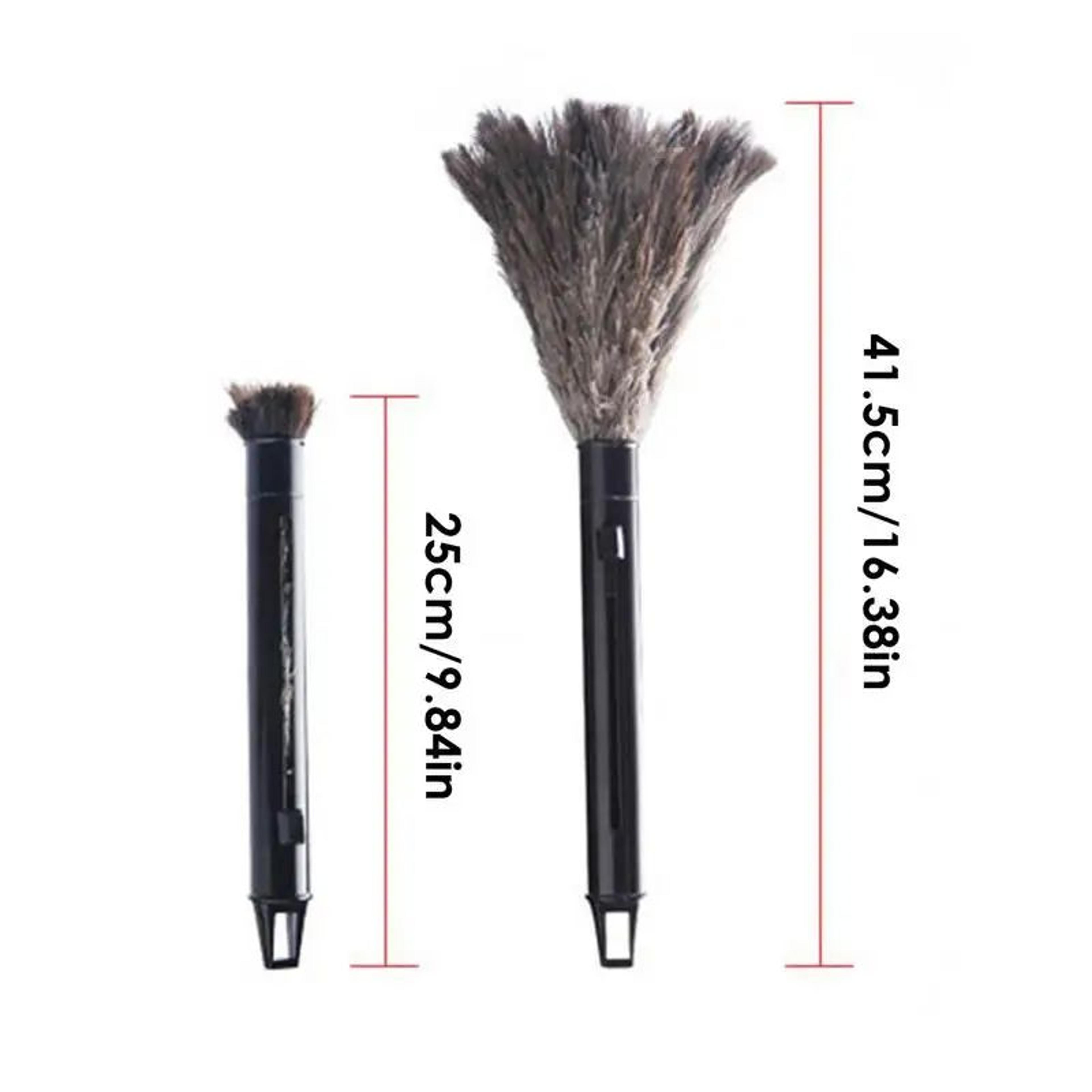 Telescopic Feather Duster  AntiStatic Extendable Cleaning Brush With Plastic Handle For Home  Car 5