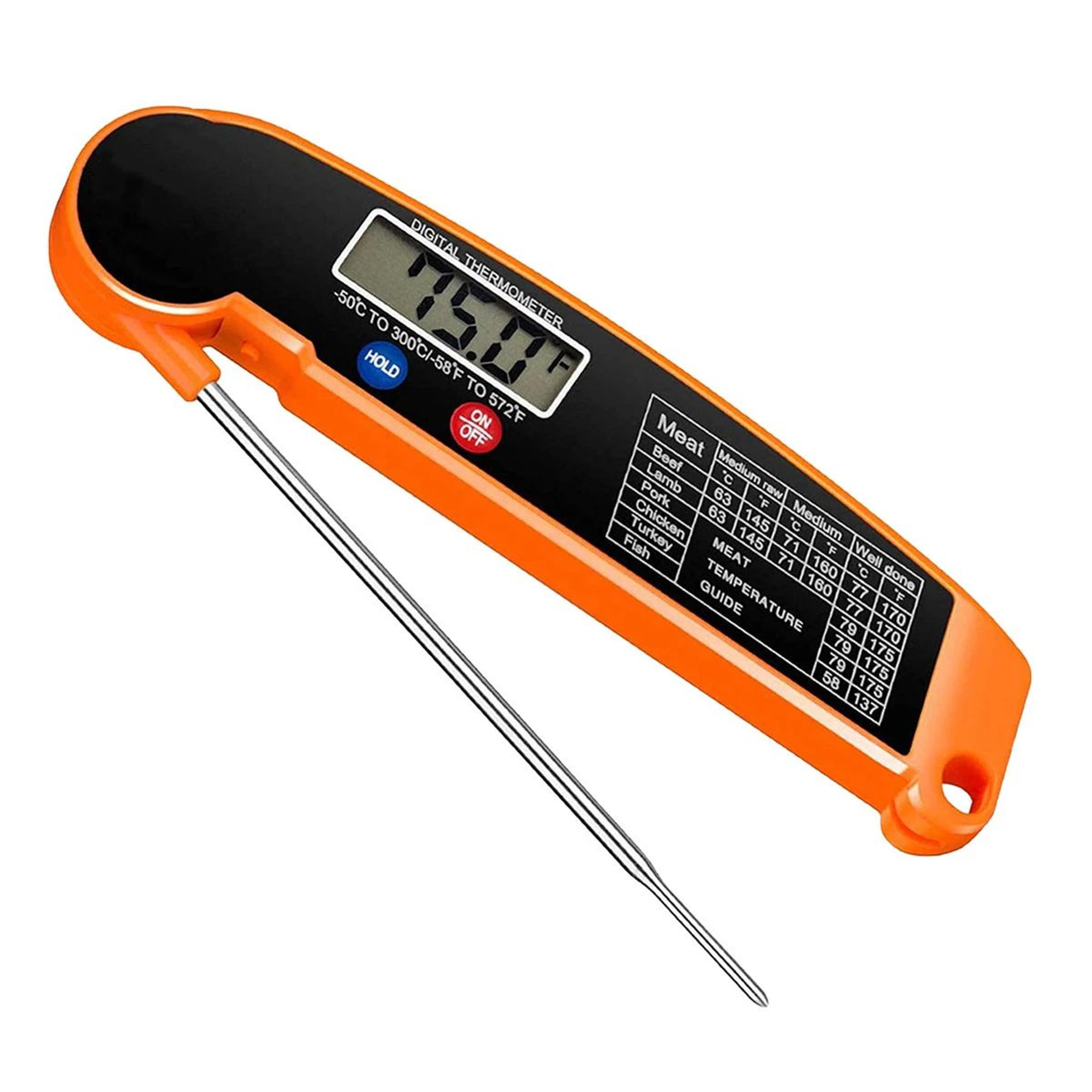 Instant Read Digital Meat Thermometer  Foldable Probe BBQ  Cooking Temperature Tool With LCD Displa 7