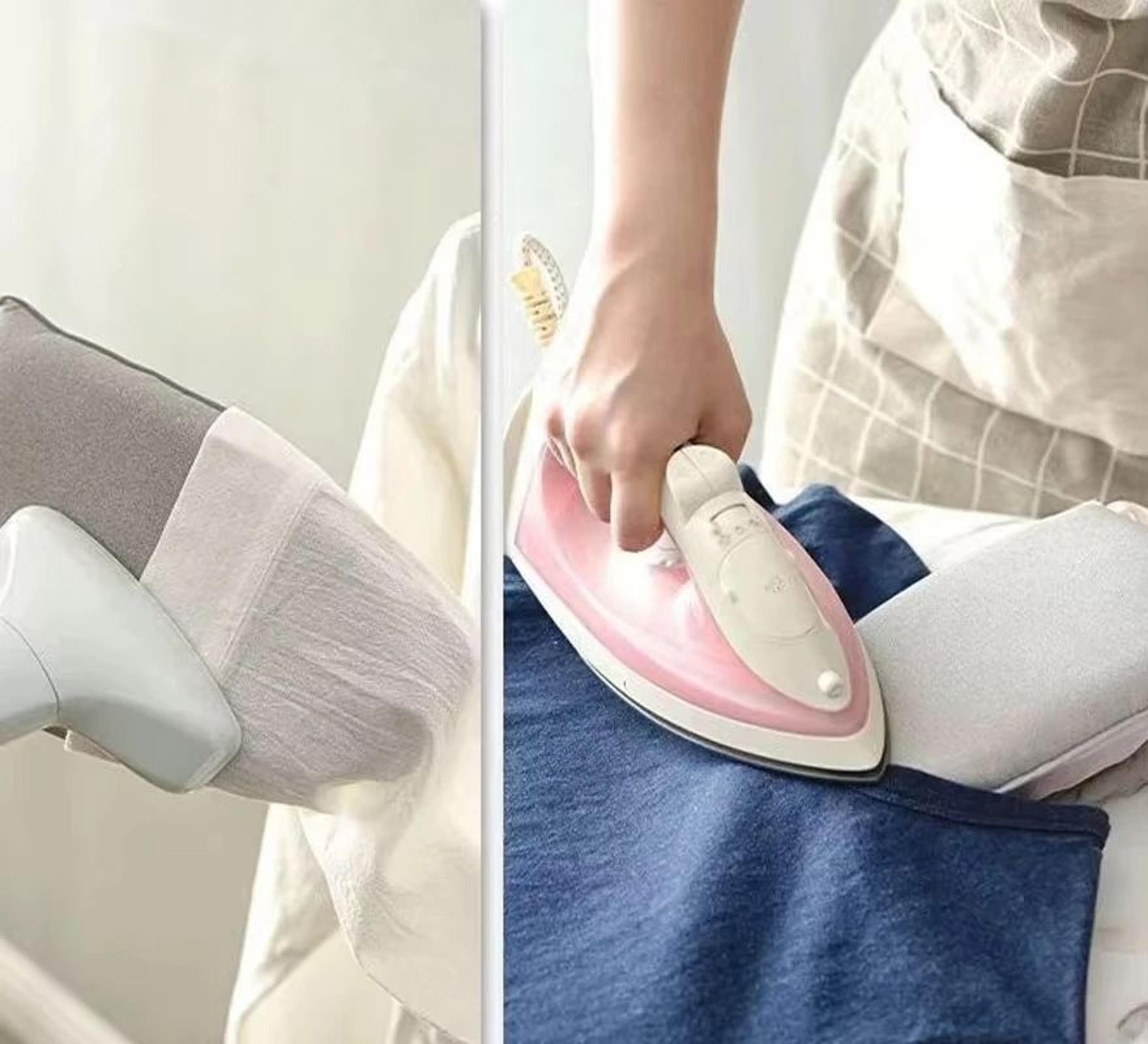PressEase Mini Ironing Board Sleeve Pillow  Compact Curved Tabletop Ironing Pad 0