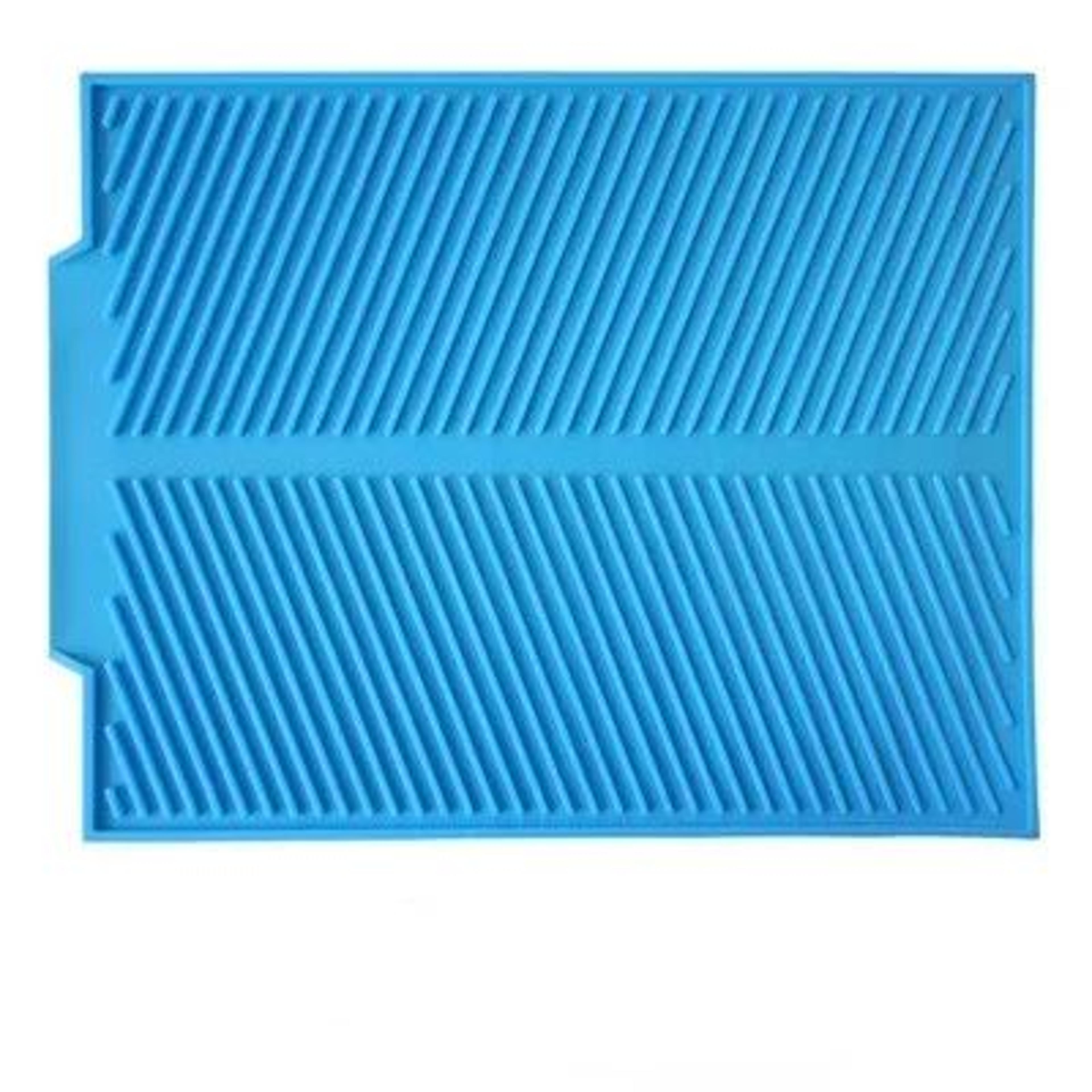 DryGuard Silicone Dish Drying Mat  HeatResistant AntiSlip Kitchen Drain Pad  Counter Protector 12