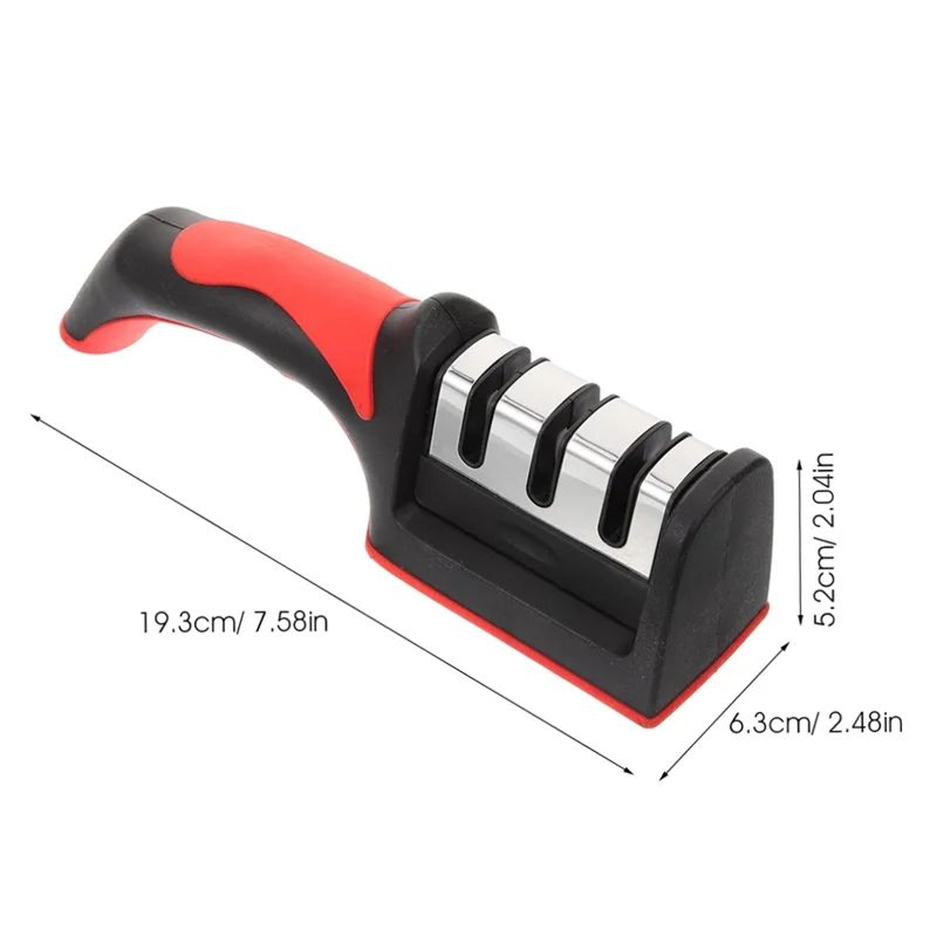 EdgeMaster 3Stage Knife Sharpener  Diamond  Ceramic Rod System With NonSlip Base 5