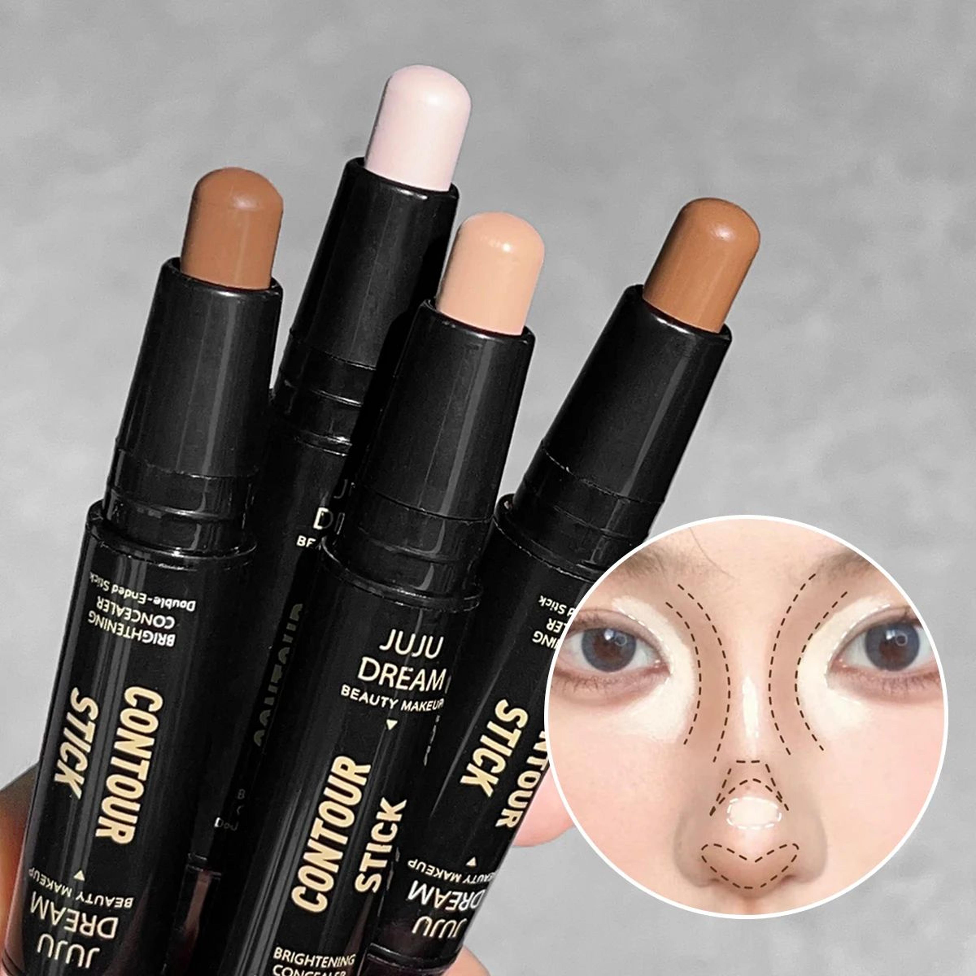 glowsculpt dual-ended contour & highlight stick – 3d face shaping & brightening makeup