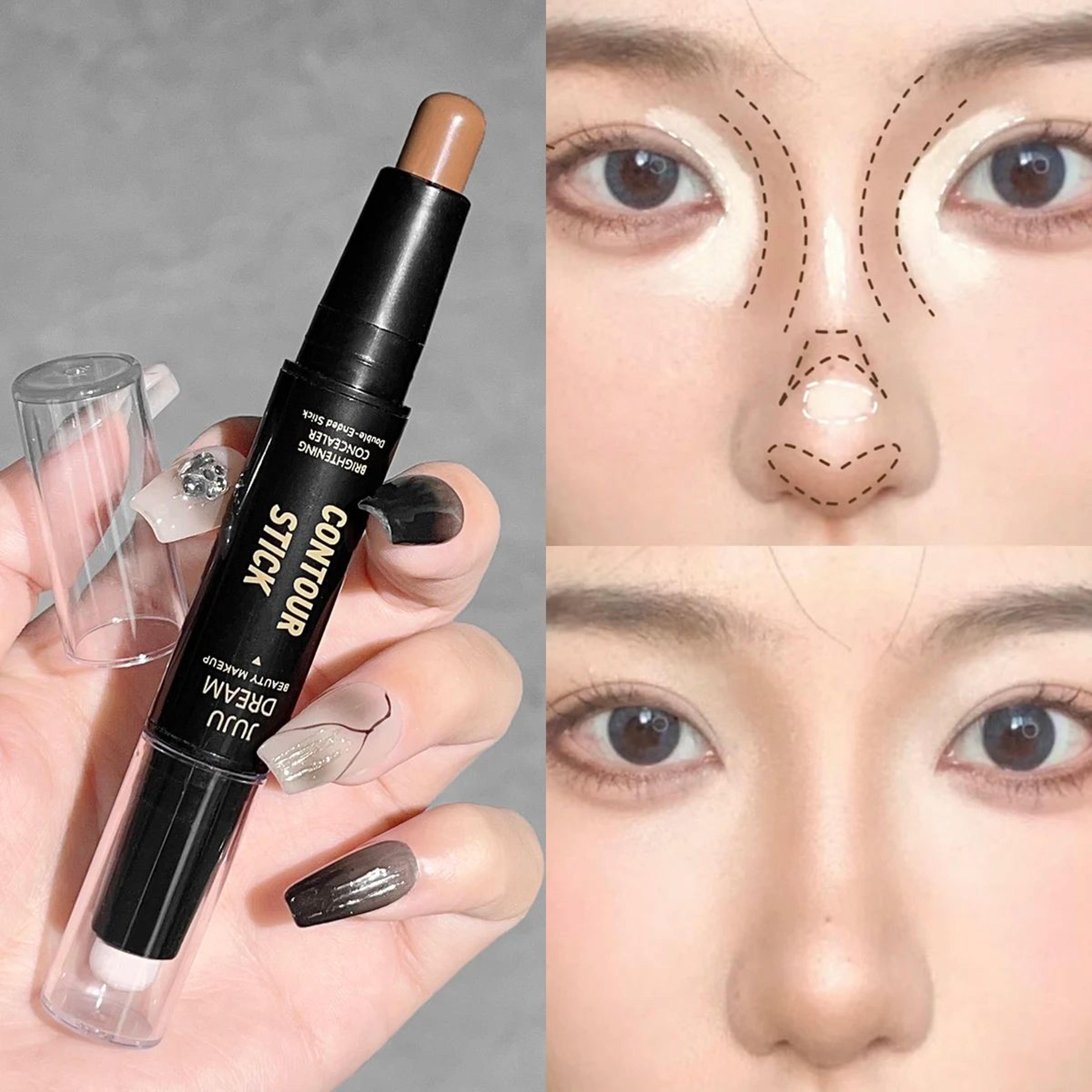 GlowSculpt DualEnded Contour  Highlight Stick  3D Face Shaping  Brightening Makeup 1