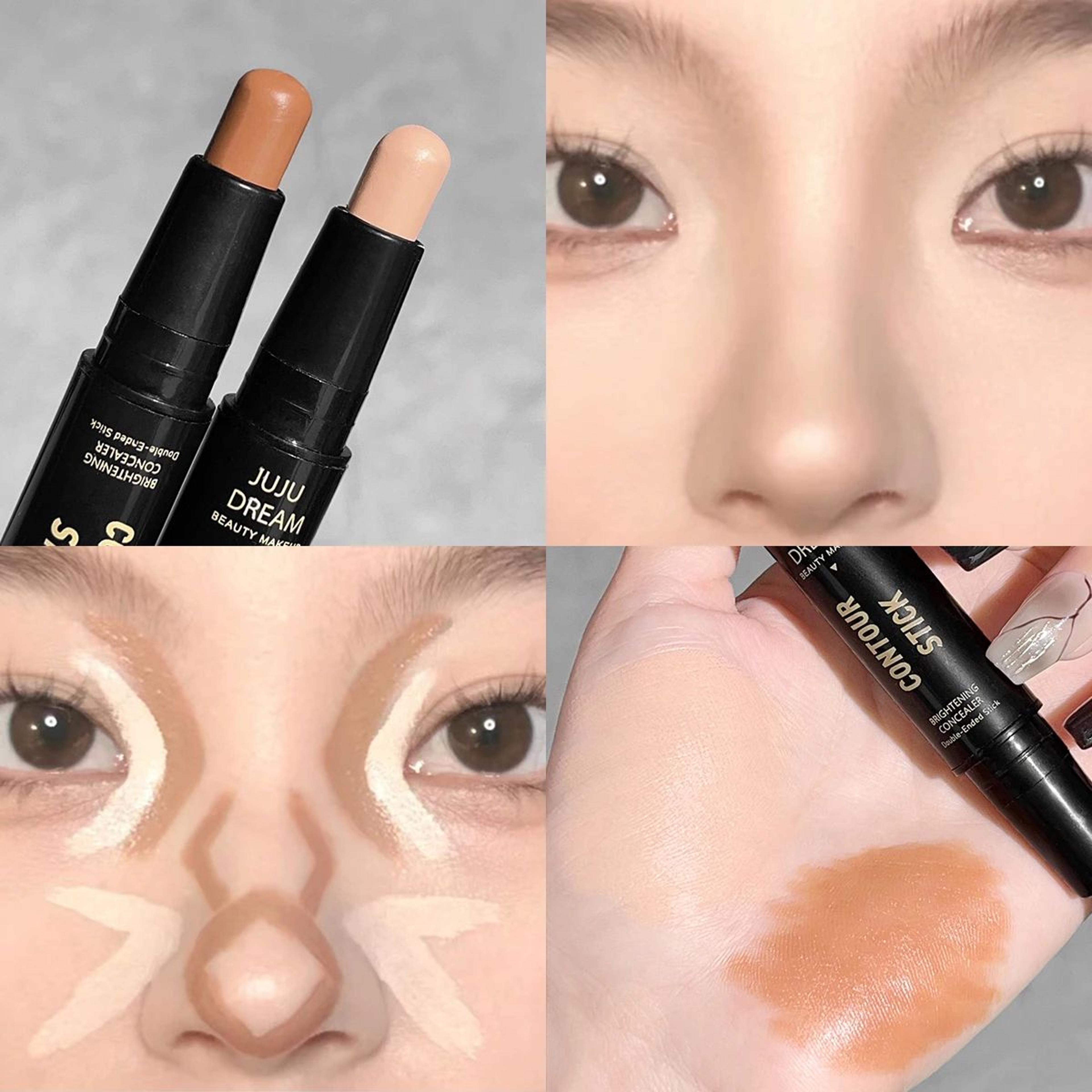 GlowSculpt DualEnded Contour  Highlight Stick  3D Face Shaping  Brightening Makeup 10