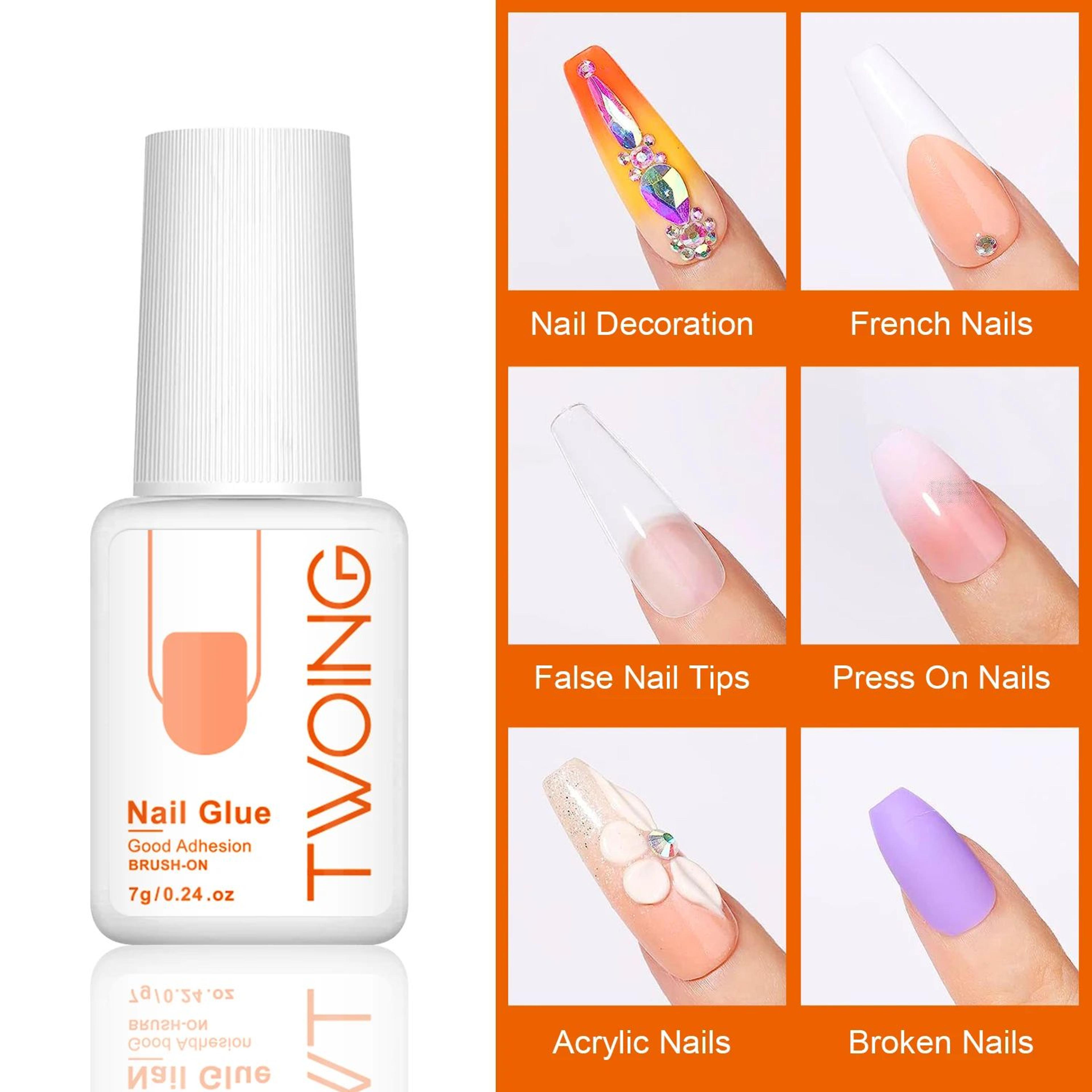 NailBond Pro 025oz Super Strong Nail Glue  LongLasting Adhesive For PressOn Acrylic  False Nails 3