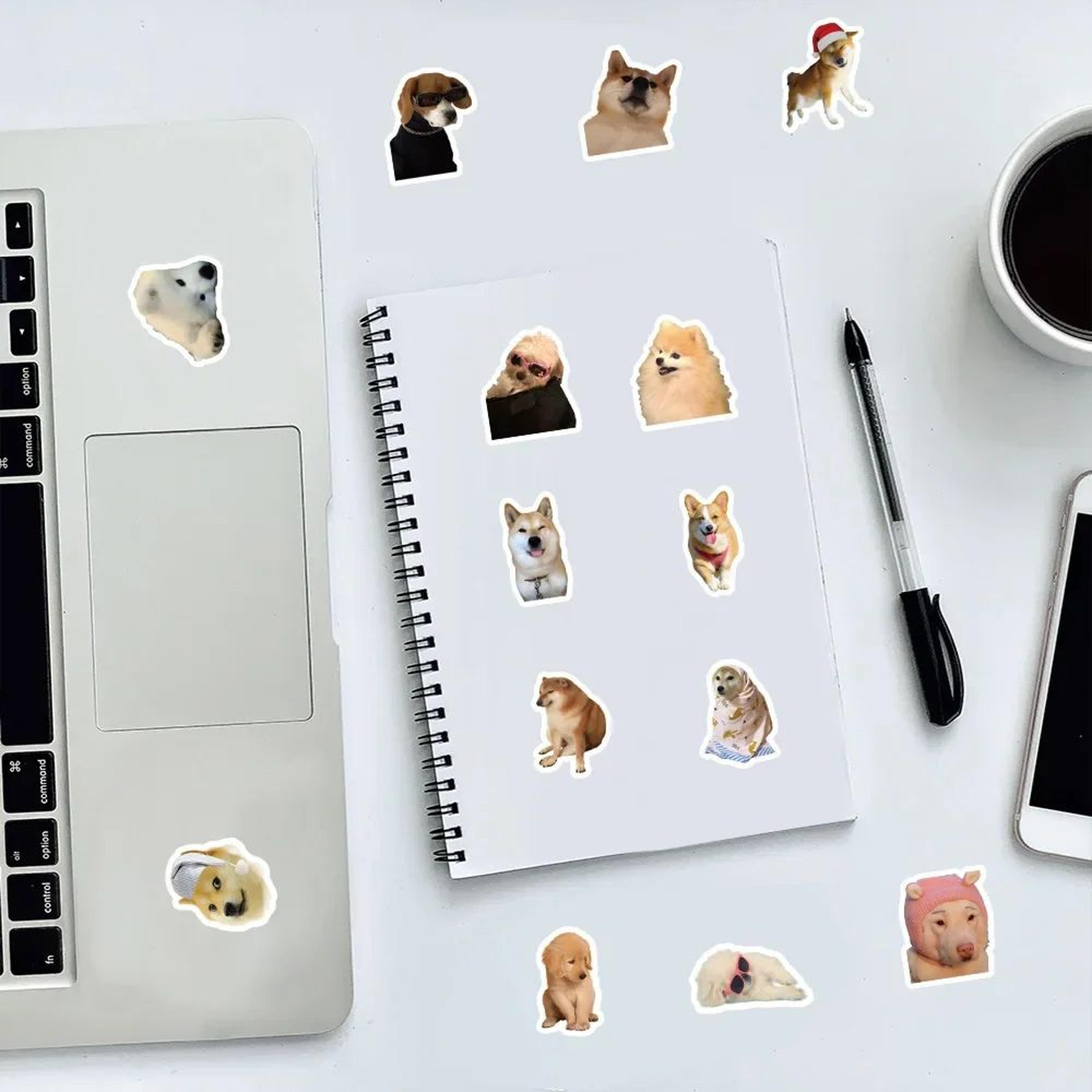 PawPop Funny Dog Sticker Pack  Cute Cartoon Graffiti Decals 1050100 Pcs 3