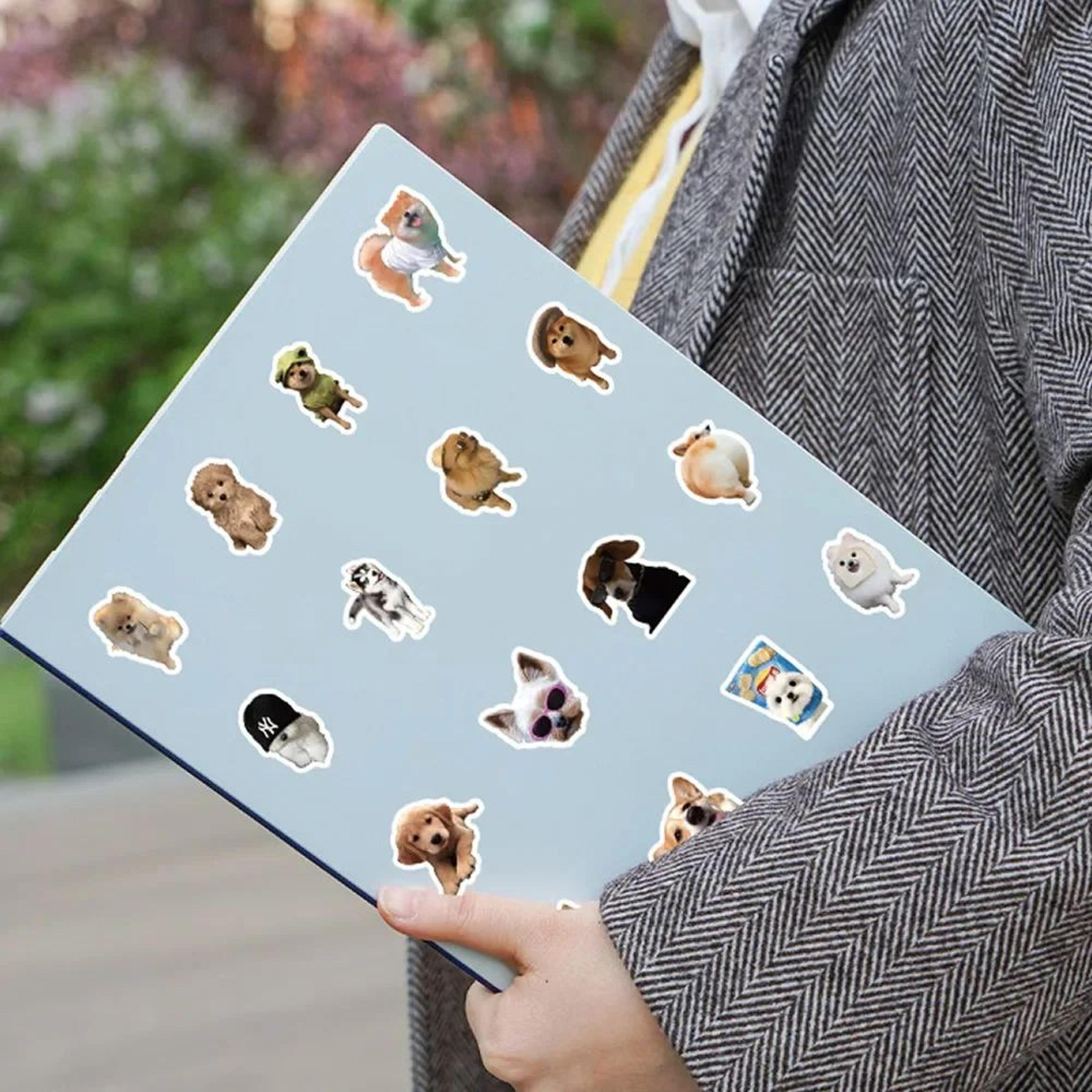 PawPop Funny Dog Sticker Pack  Cute Cartoon Graffiti Decals 1050100 Pcs 4