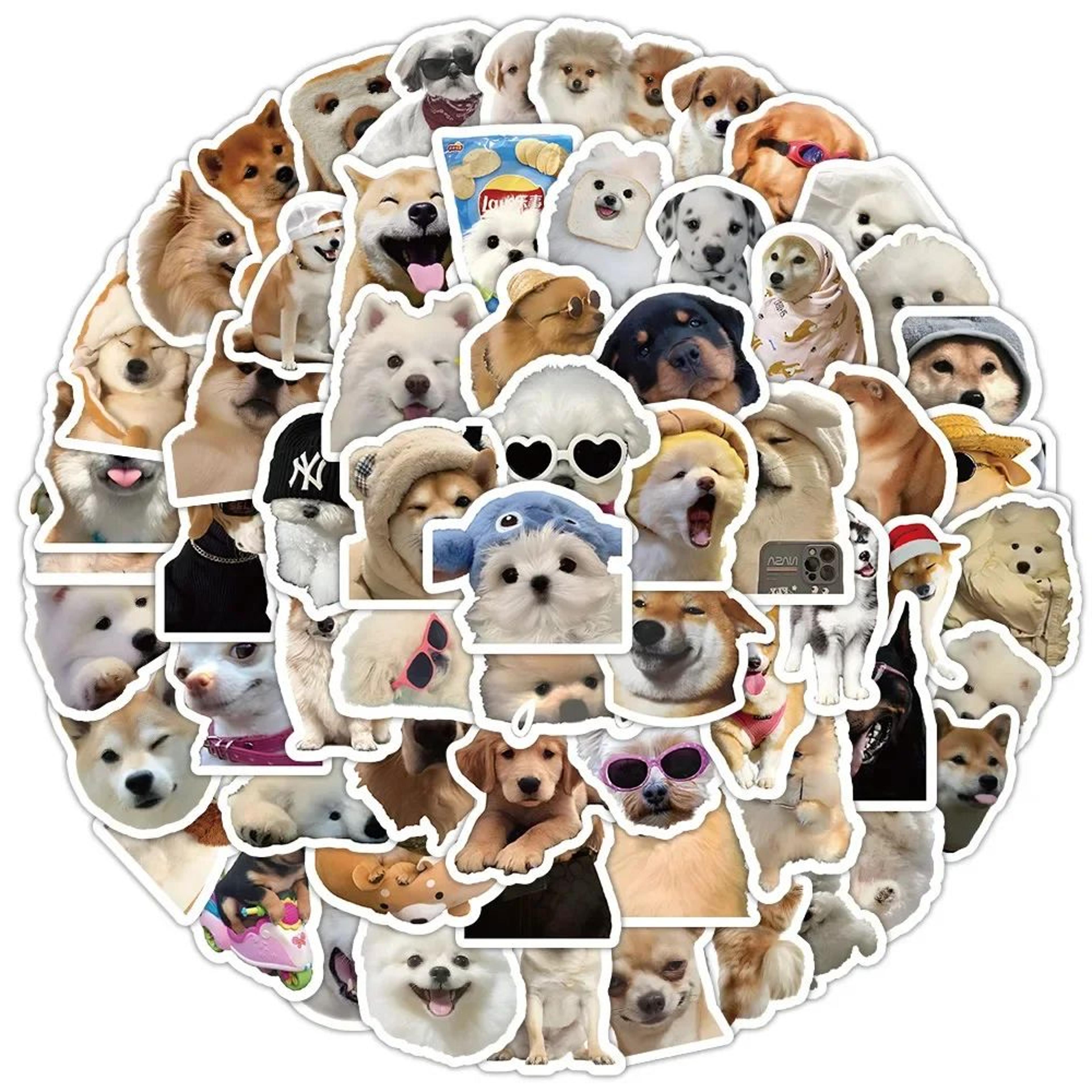 PawPop Funny Dog Sticker Pack  Cute Cartoon Graffiti Decals 1050100 Pcs 5